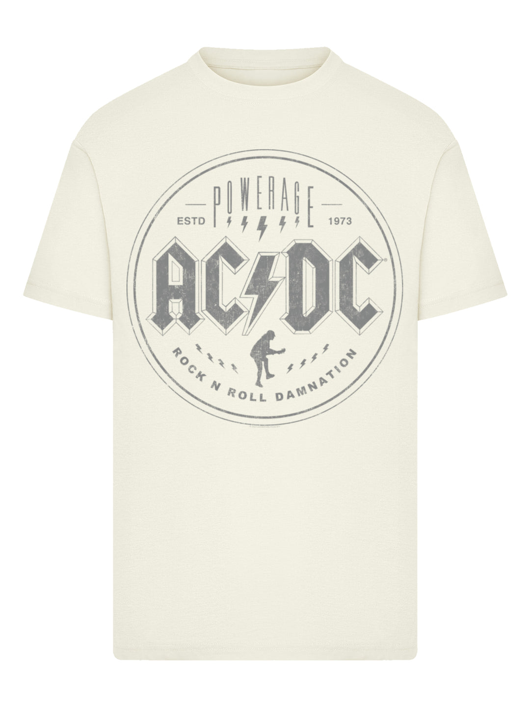 ACDC Rock N Roll Damnation with T-Shirt Round Neck