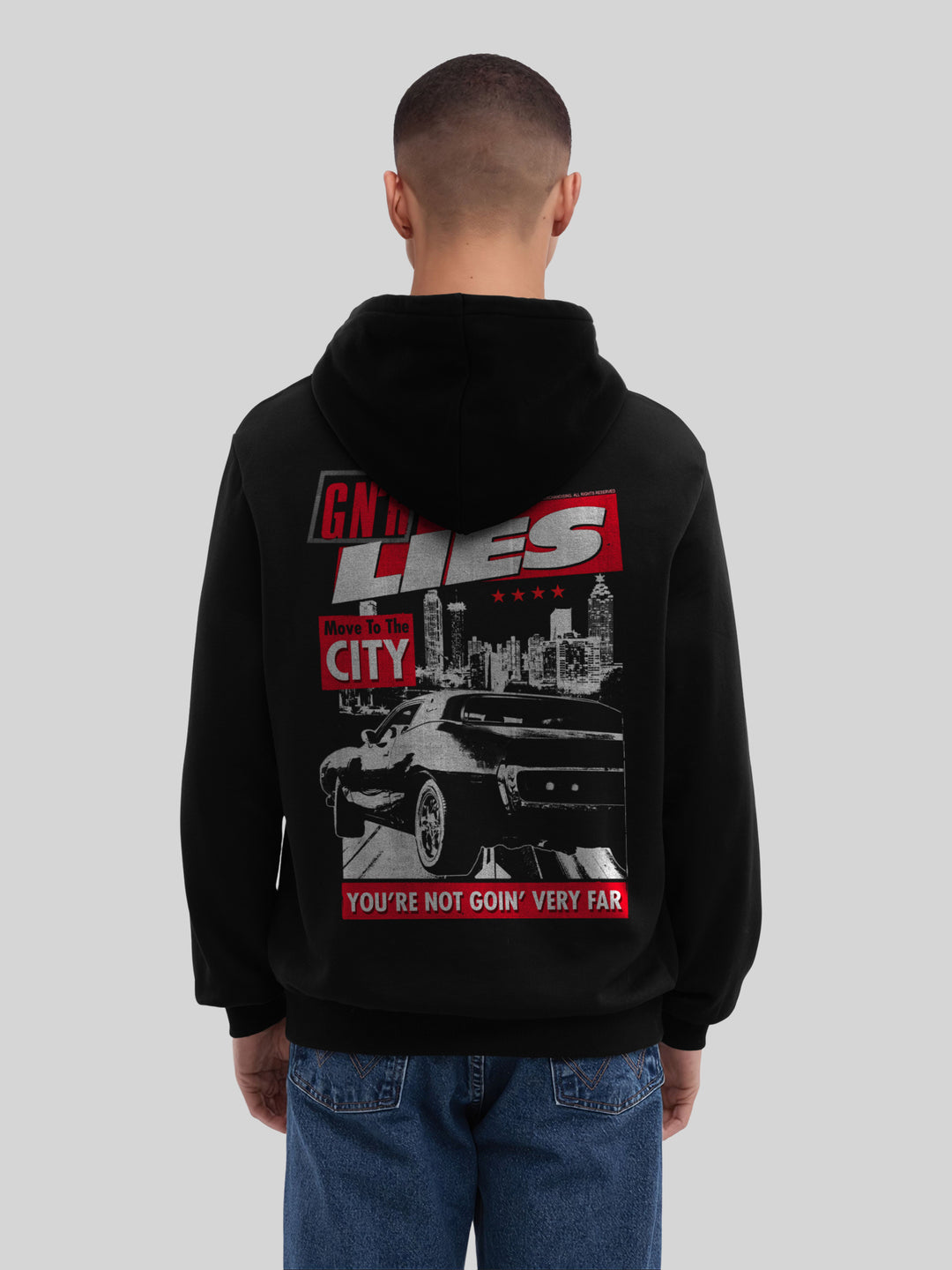 Guns N' Roses Lies City | Mens Regular Hoodie
