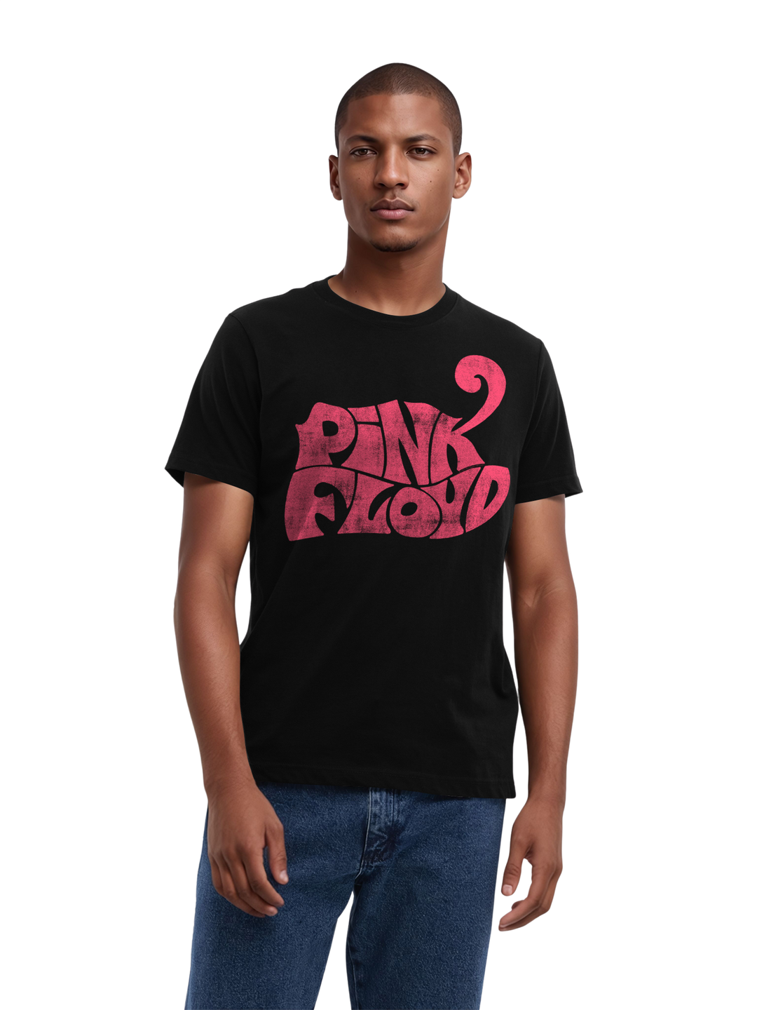 Pink Floyd Retro Logo Navy Men's Organic T-Shirt