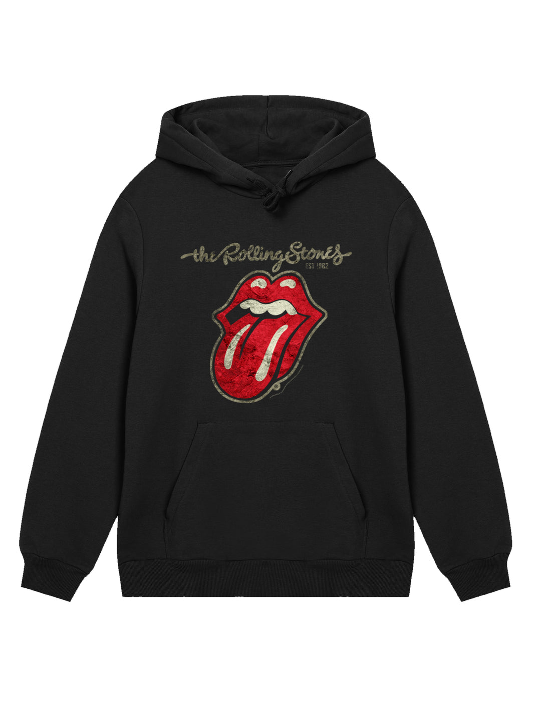 The Rolling Stones Plastered Tongue Washed with True Blanks | Mens Regular Hoodie
