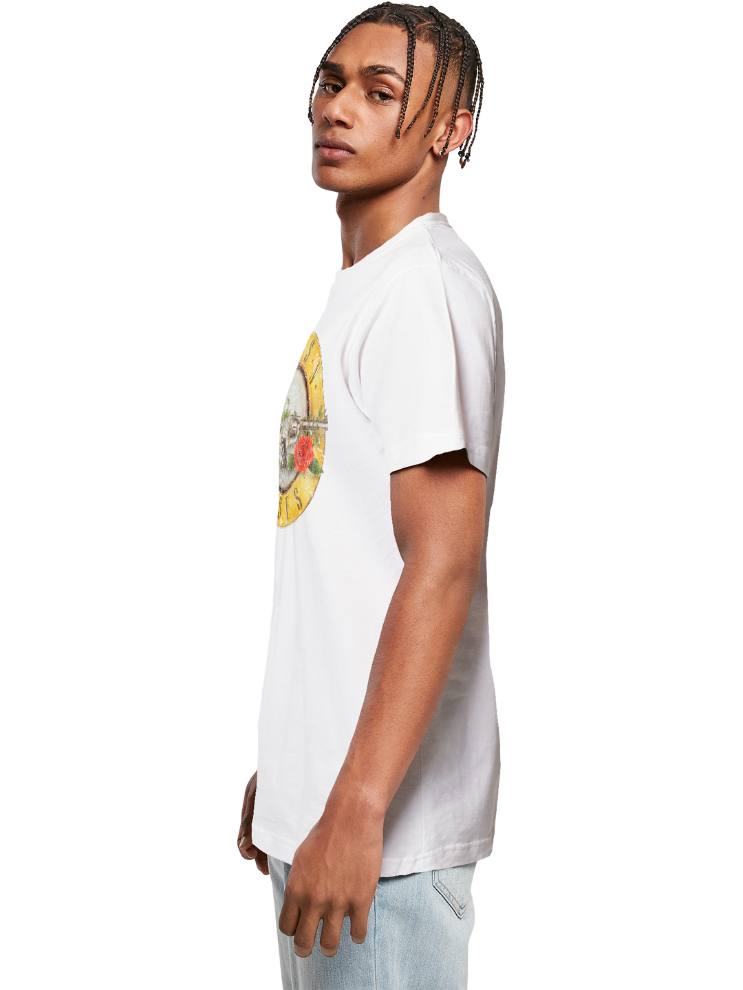 Guns 'n' Roses Vintage Bullet Logo T-Shirt Round Neck