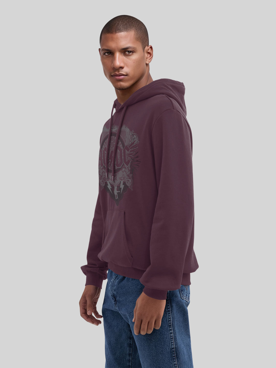 ACDC Black Ice with True Blanks | Mens Regular Hoodie