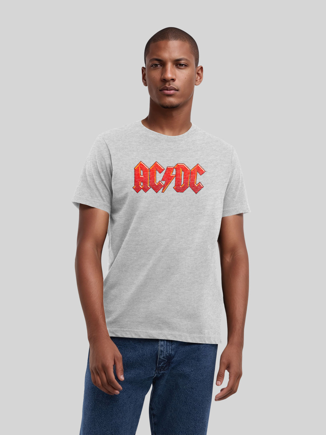 ACDC Dark Red Logo with True Blanks | Mens Regular Tee