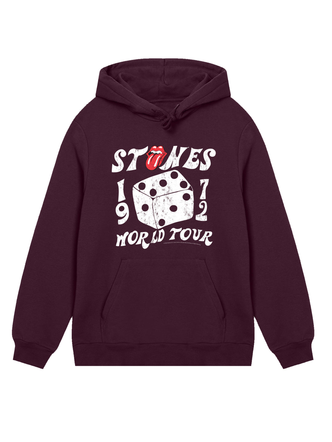 The Rolling Stones Dice Art Rock Music Band with True Blanks | Mens Regular Hoodie