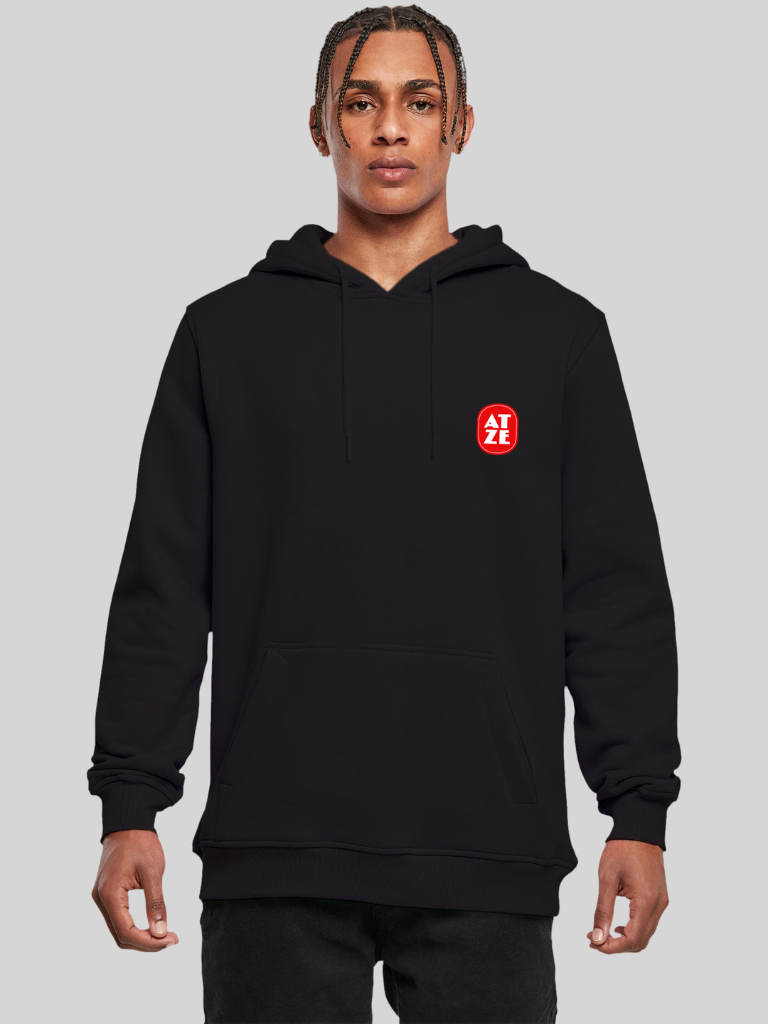 Atze Logo with Fitted heavy hoody