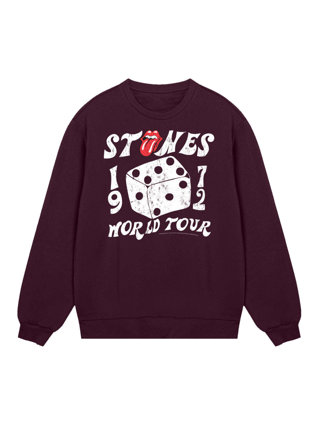 The Rolling Stones Dice Art Rock Music Band and The Rolling Stones with True Blanks | Mens Regular Sweater