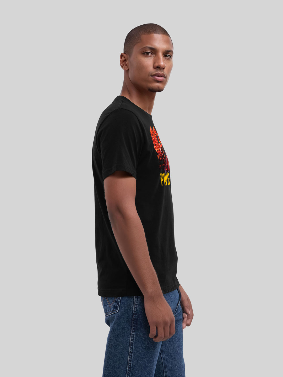 ACDC PWRUP Stage Lights with True Blanks | Mens Regular Tee