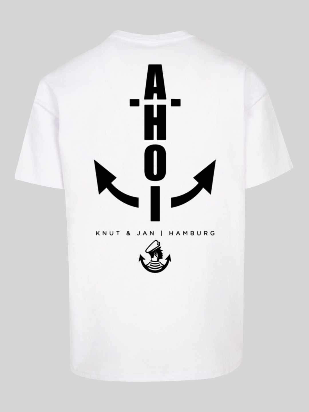 KNUT | Oversize T-Shirt Herren Ahoi Anker