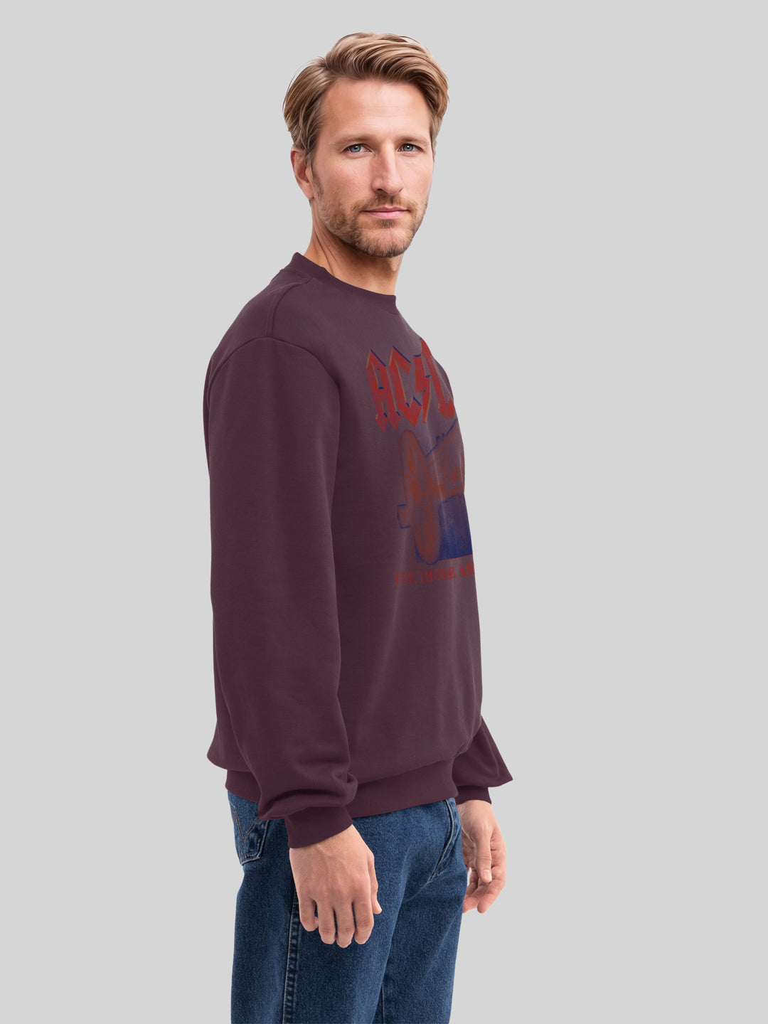 AC/DC For Those About To Rock Canon Men's Organic Sweatshirt