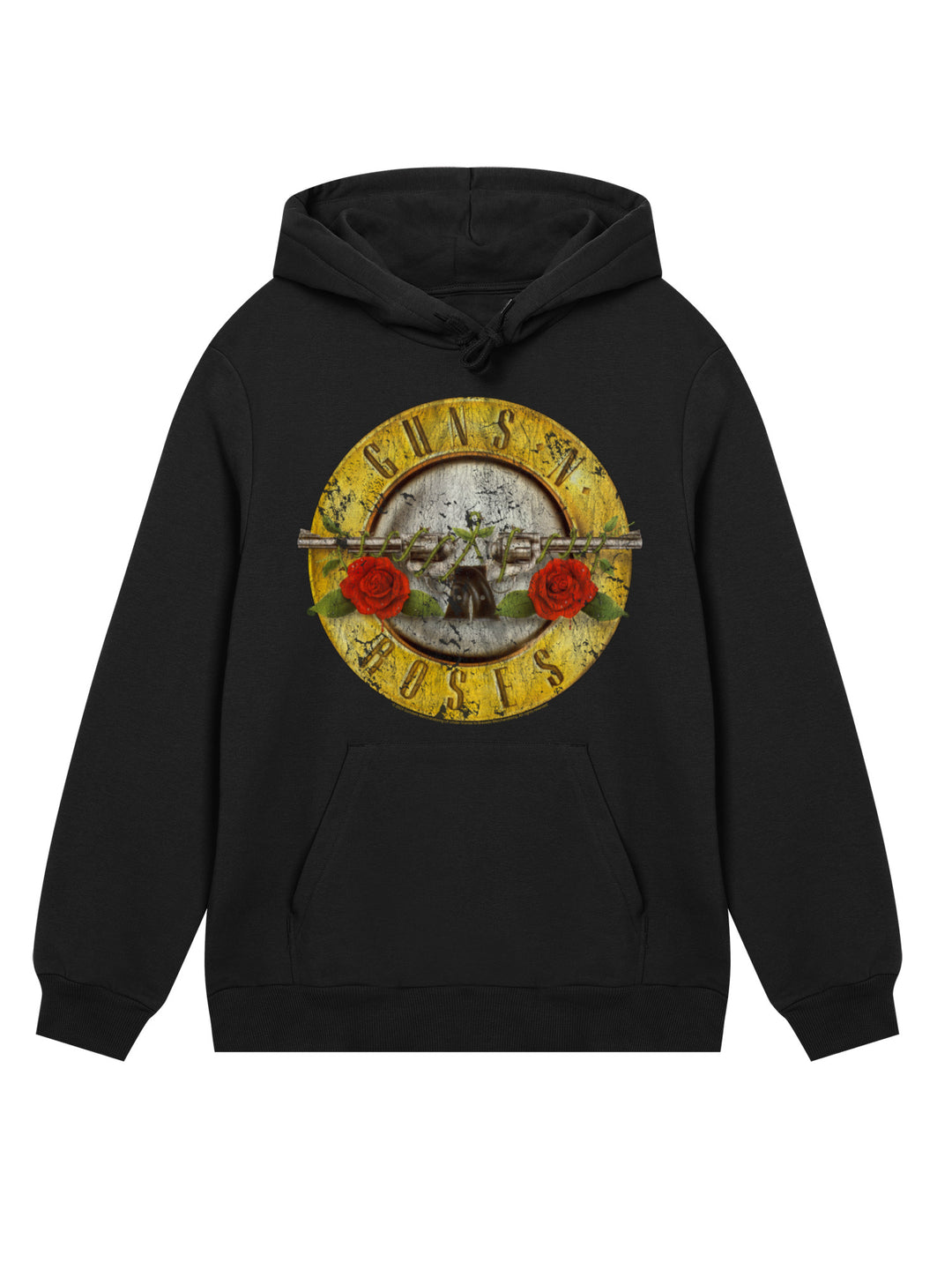 Guns 'n' Roses Vintage Bullet Logo with True Blanks | Mens Regular Hoody