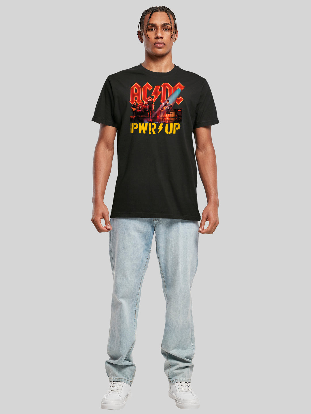 ACDC PWRUP Stage Lights T-Shirt Round Neck