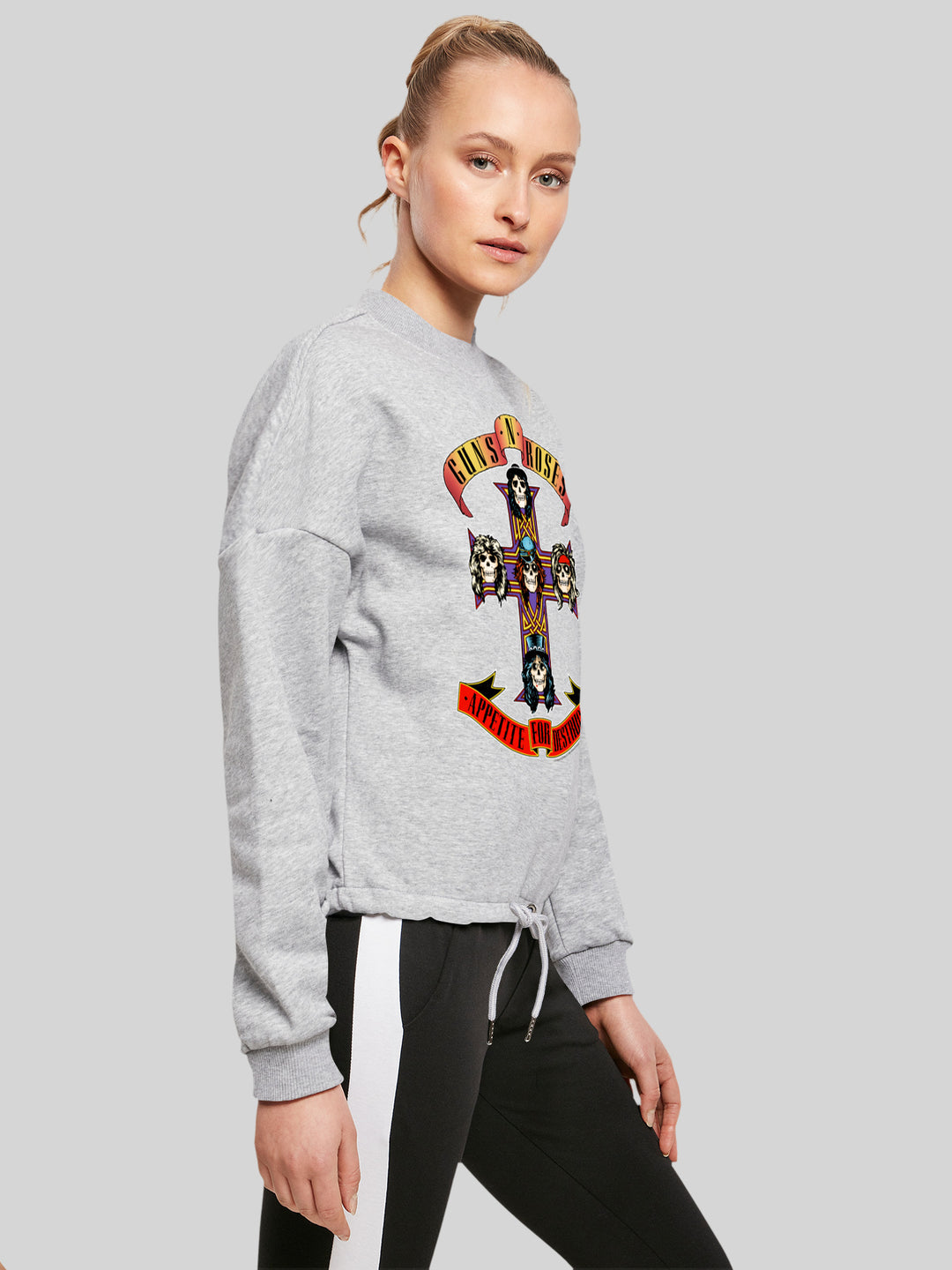 Guns 'n' Roses Appetite For Destruction with Ladies Oversize Crewneck