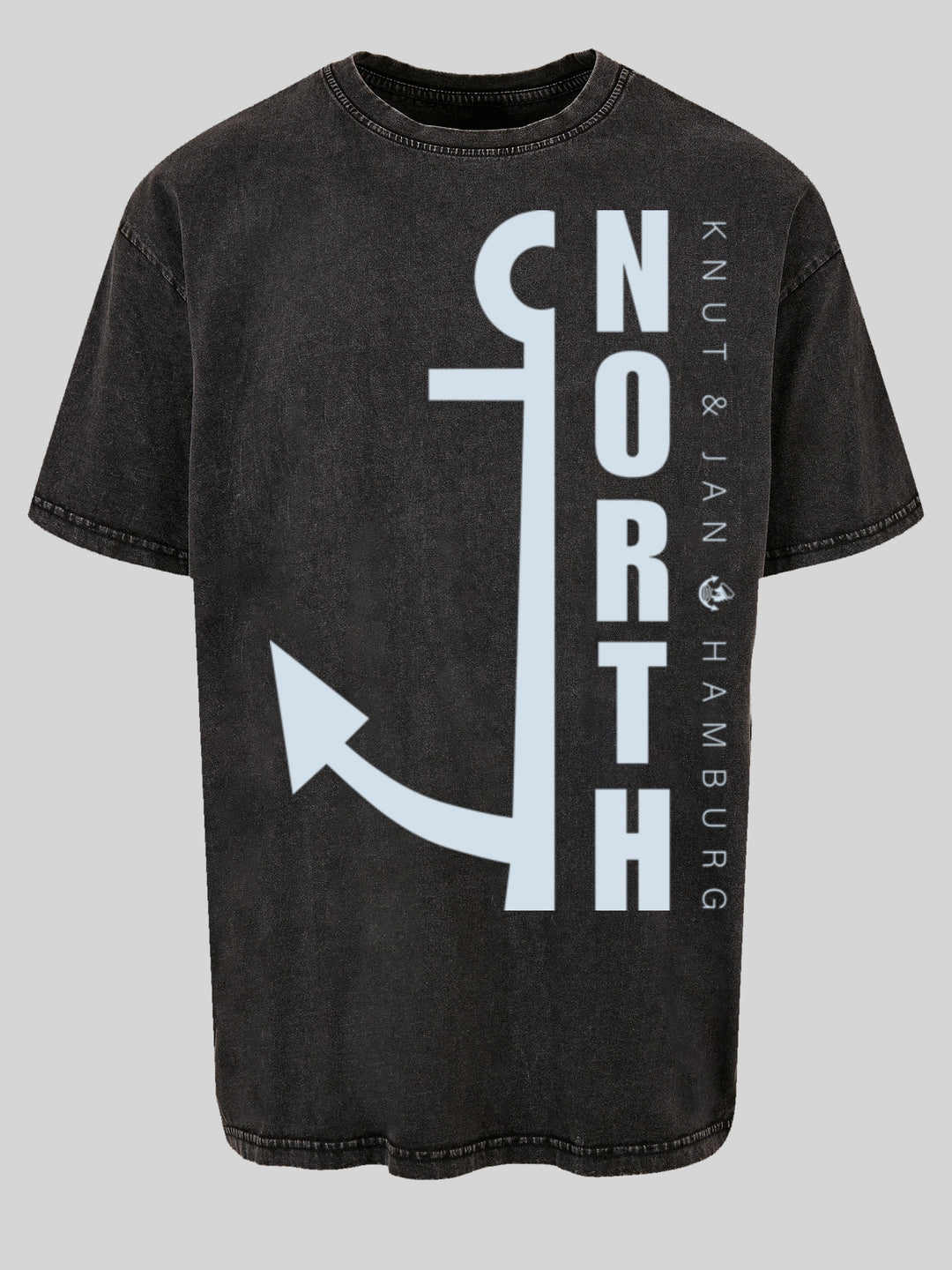 BJARNE | Acid Washed T-Shirt Herren North Anker