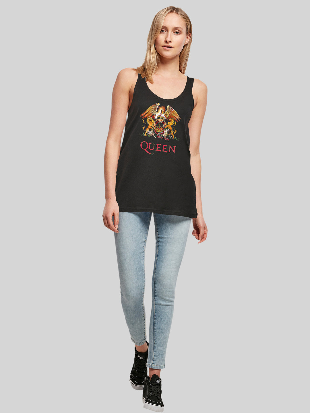 Queen Classic Crest Blk with Ladies Tanktop