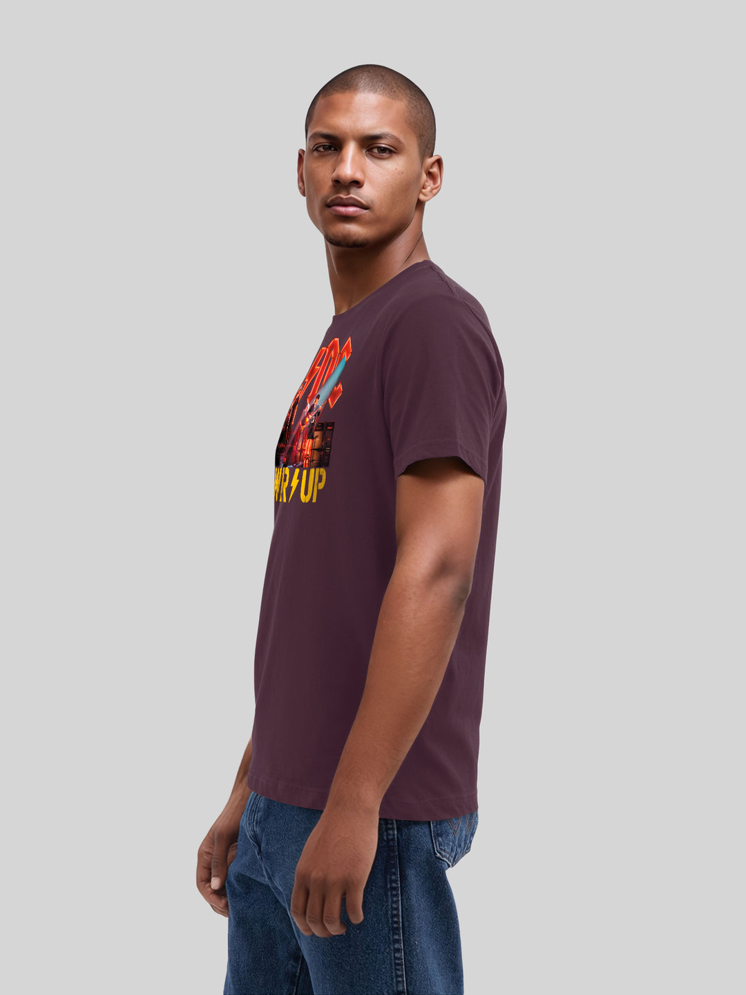 ACDC PWRUP Stage Lights with True Blanks | Mens Regular Tee