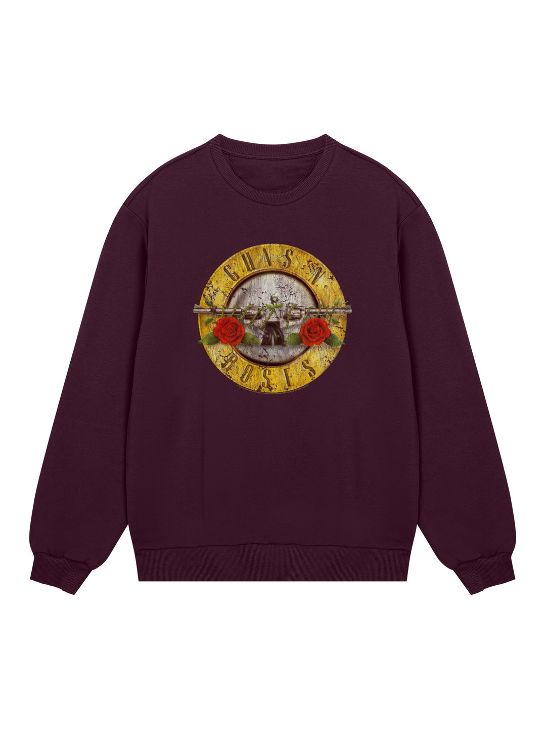 Guns n' Roses Vintage Bullet Logo Mens Regular Sweatshirt