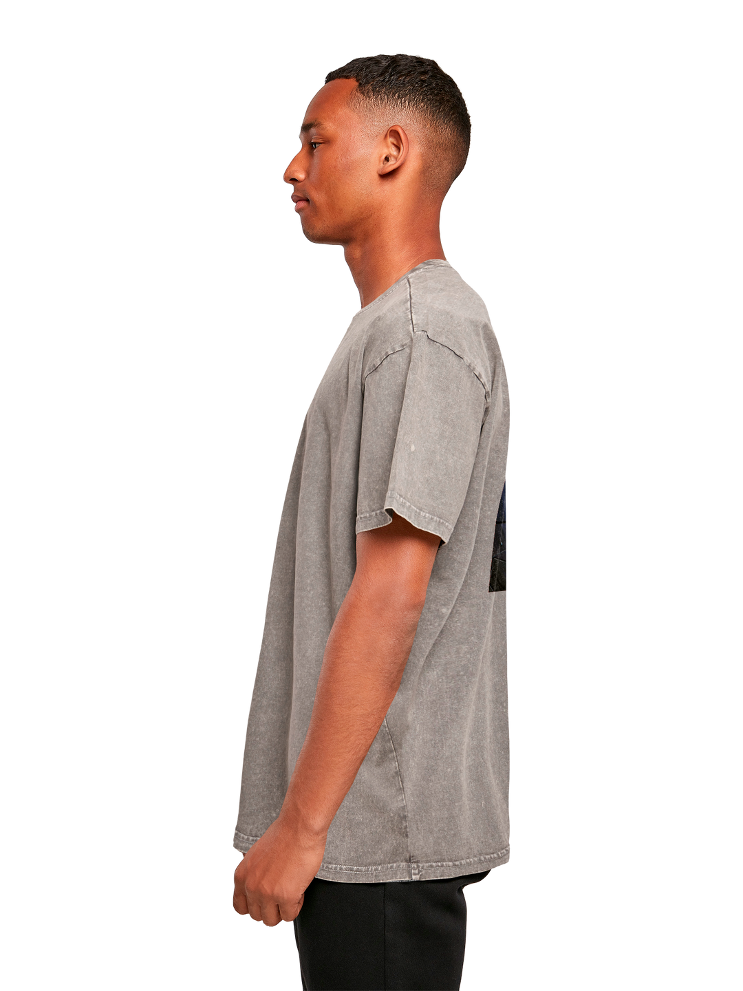 Atari Games Logo White Retro Gaming Horizontal and Atari Gravitar Box Cover with Acid Washed Heavy Oversize Tee