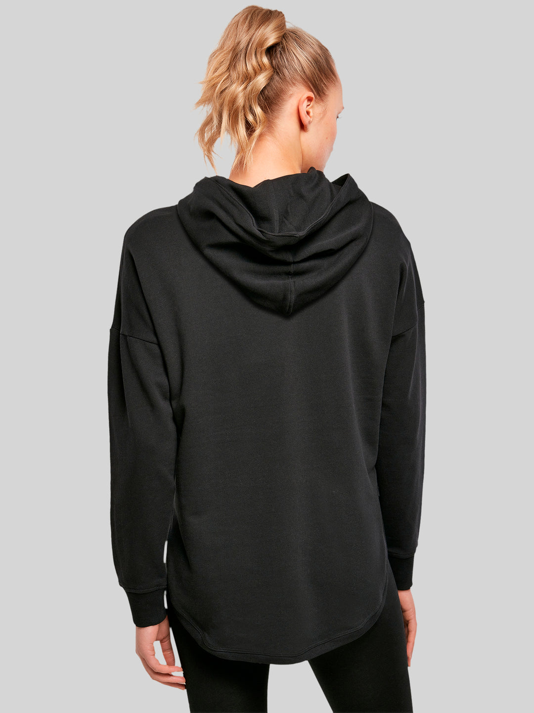 AC/DC Back in Black Ladies Oversized Hoodie - Bask in Classic Rock Comfort and Style