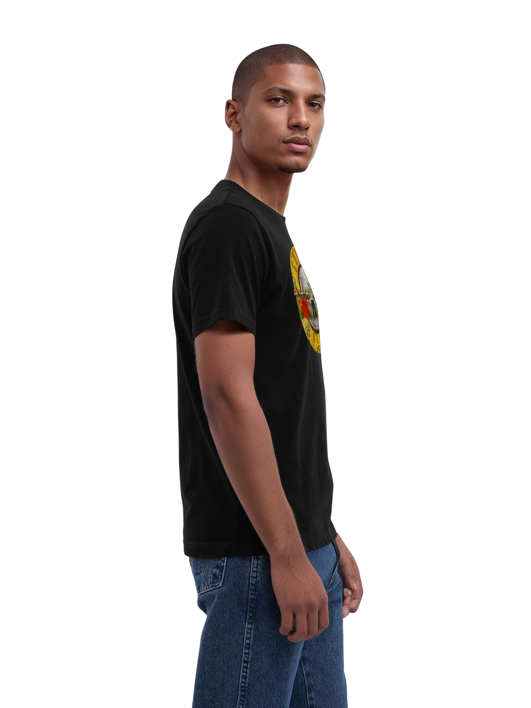 Guns 'n' Roses Vintage Bullet Logo with True Blanks | Mens Regular