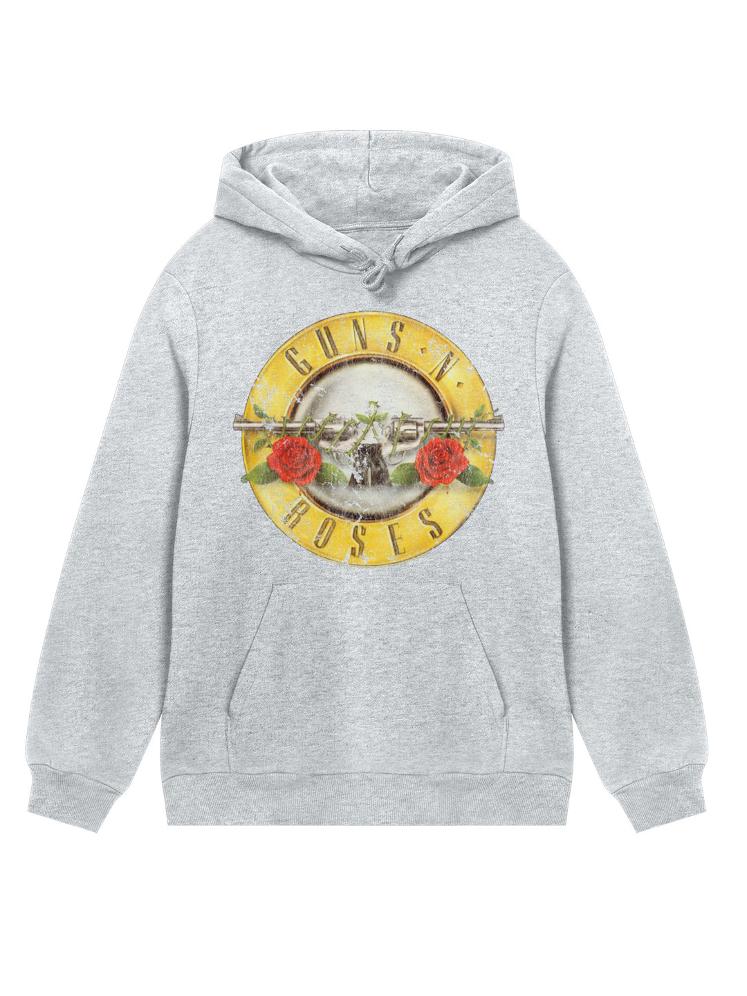 Guns 'n' Roses Vintage Bullet Logo with True Blanks | Mens Regular Hoody