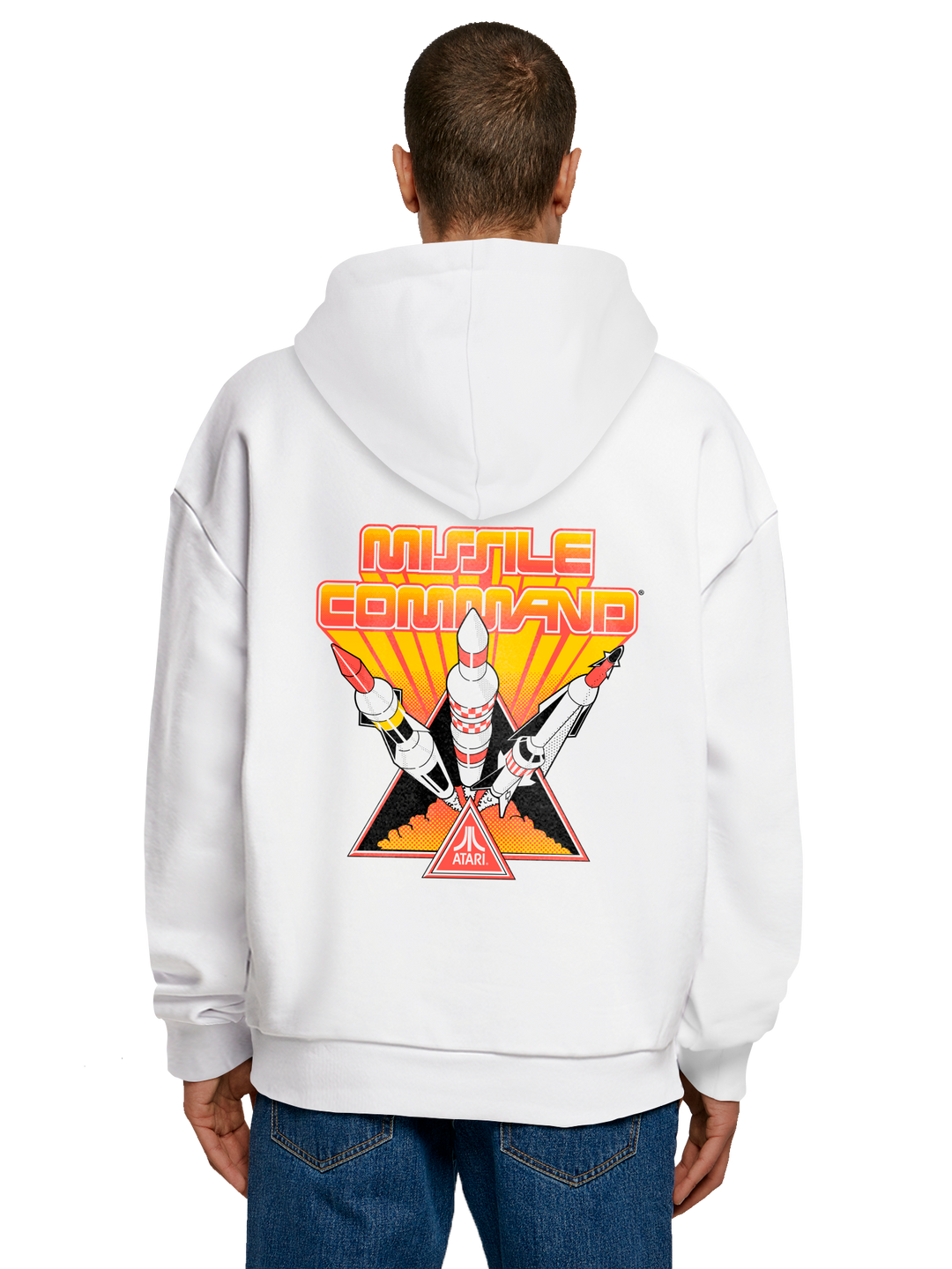 Missile Command Triple Shot Atari Retro Gaming with Ultra Heavy Hoody