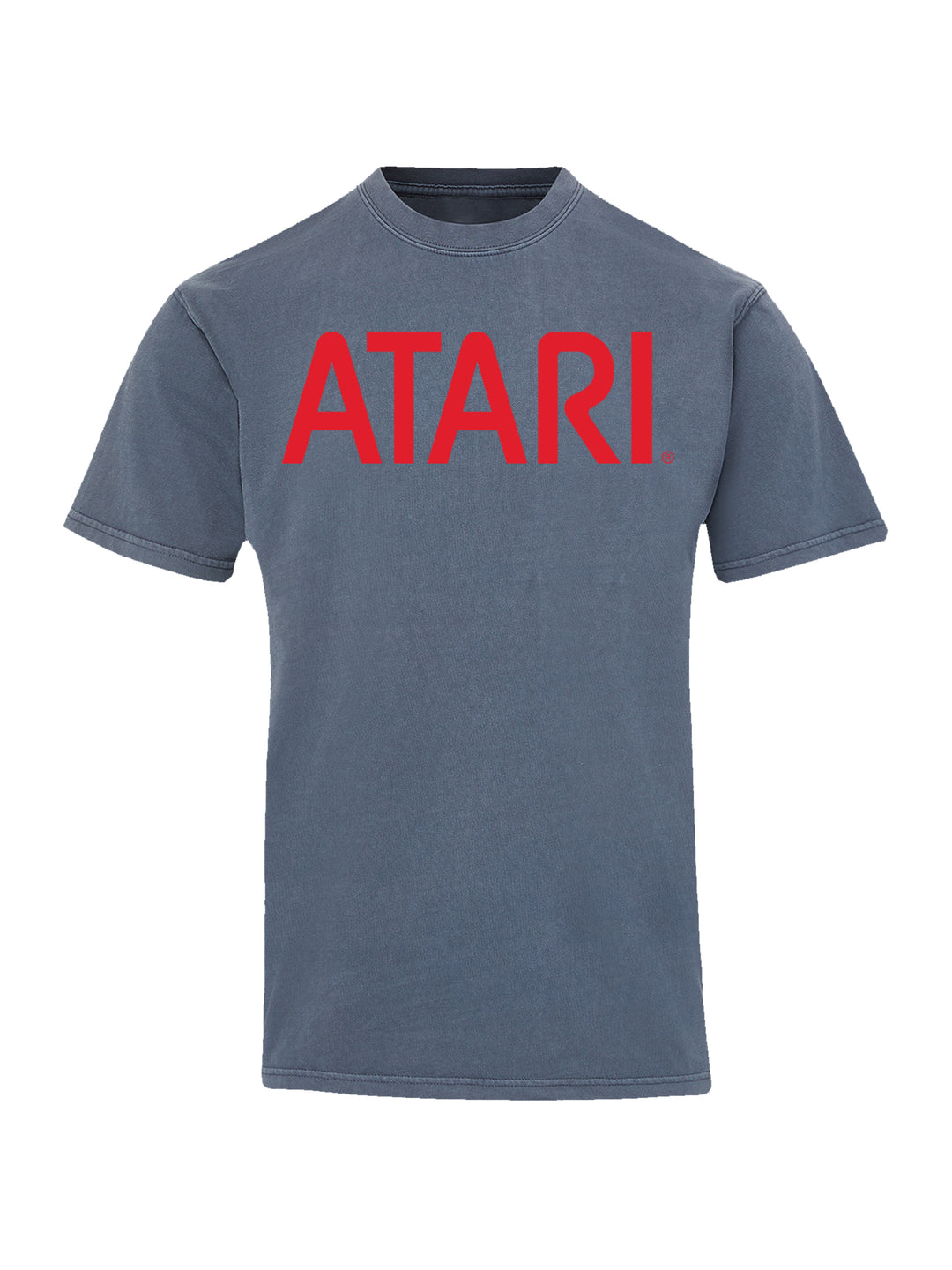 Atari Games Red Retro Gaming with Coastal Color Tee
