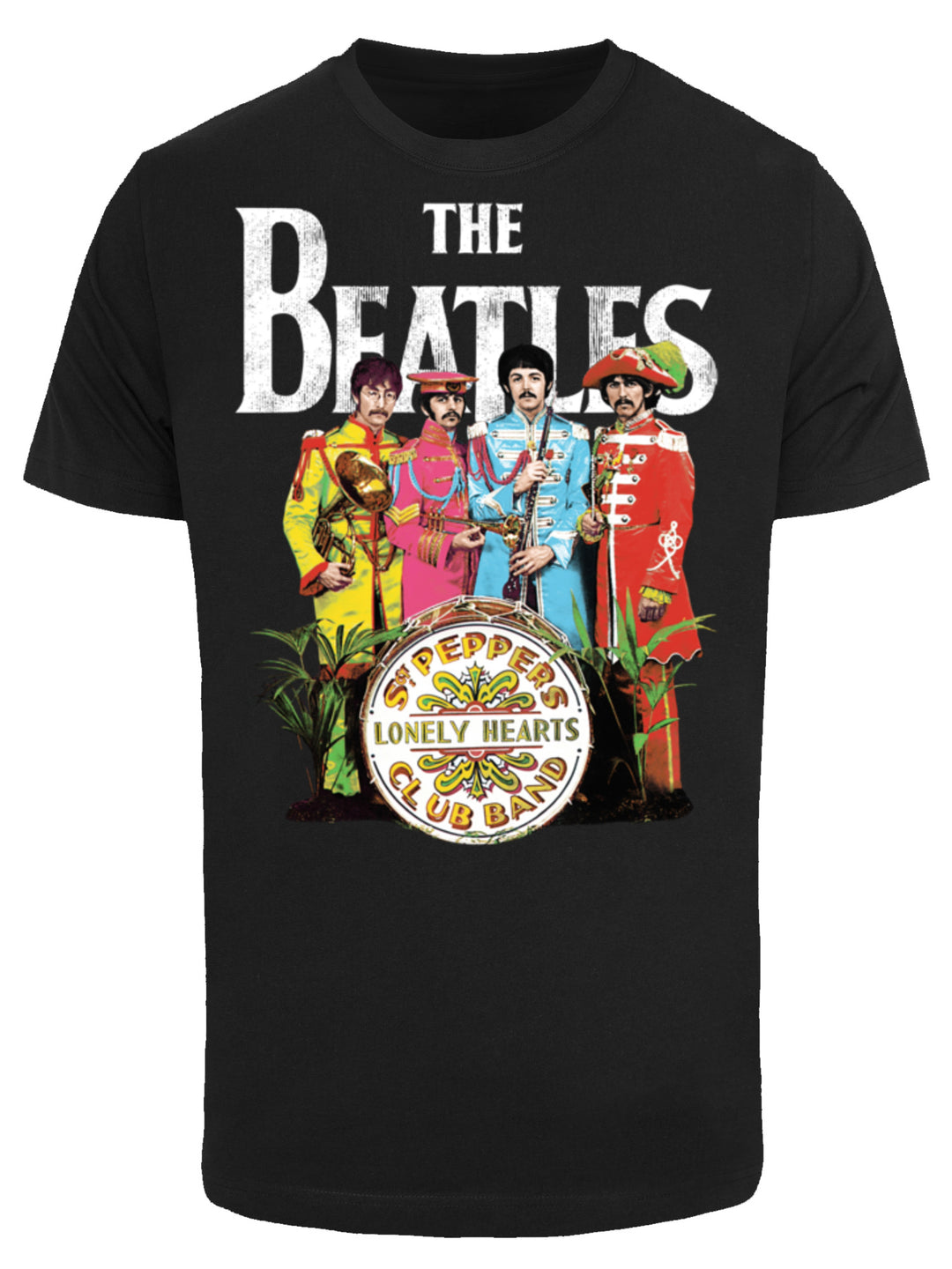 The Beatles T-Shirt | Sgt Pepper Black | Premium Herren T Shirt
