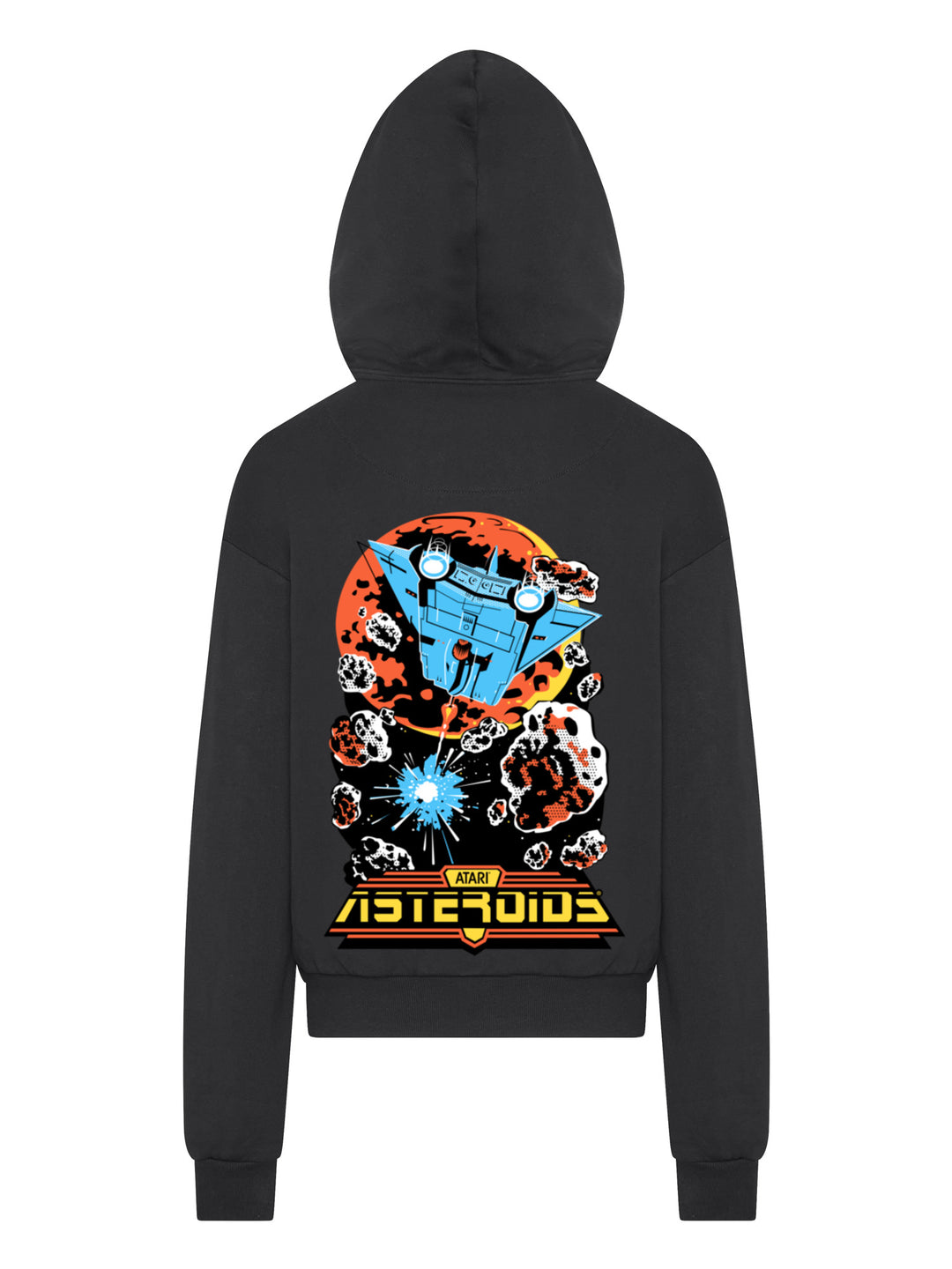 Atari Fuji Logo White Retro Gaming and Asteroids Vintage Atari Retro Gaming with Ultra Heavy Hoody