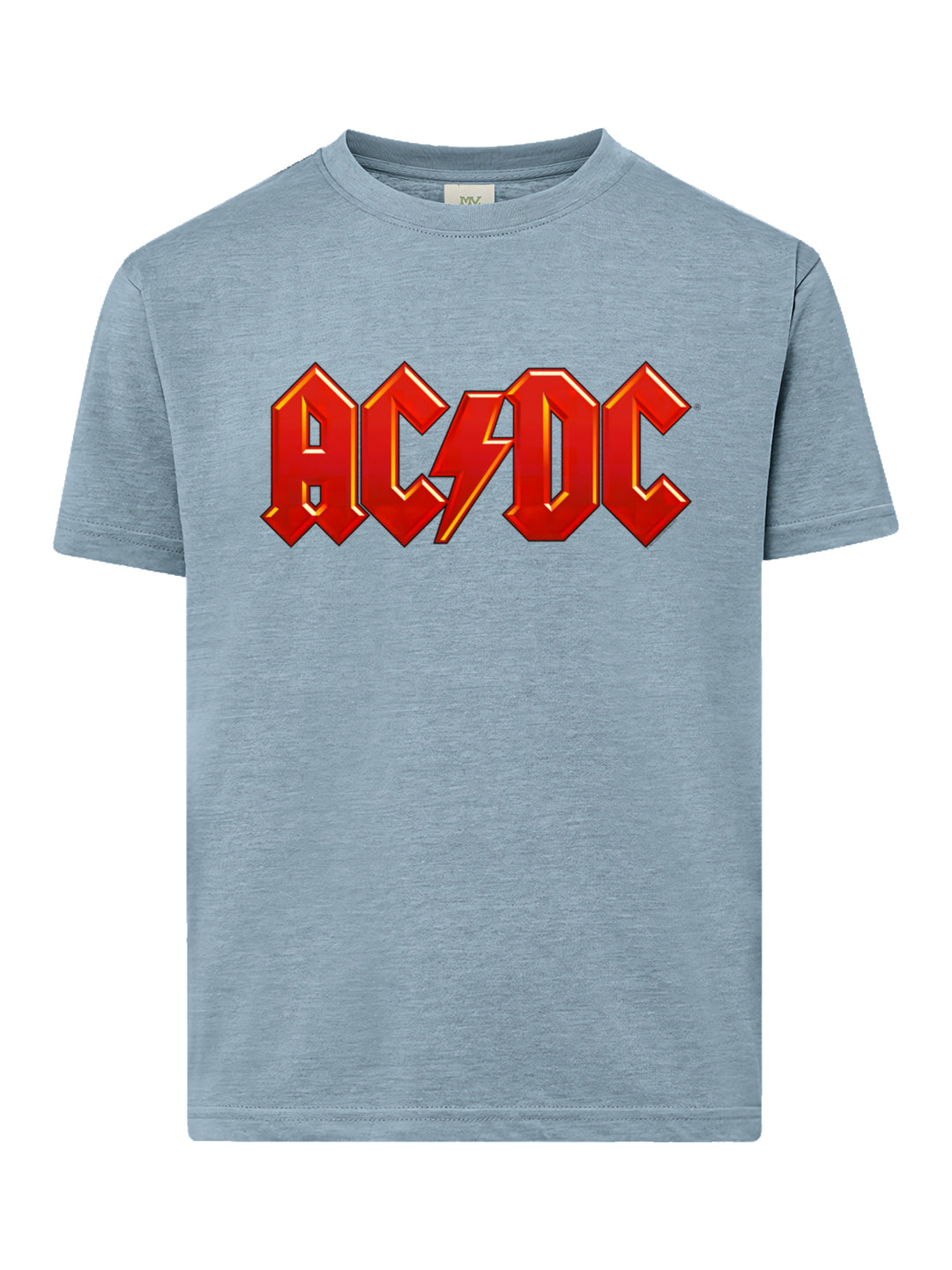 ACDC Dark Red Logo AOP with Youth Buddy Tee