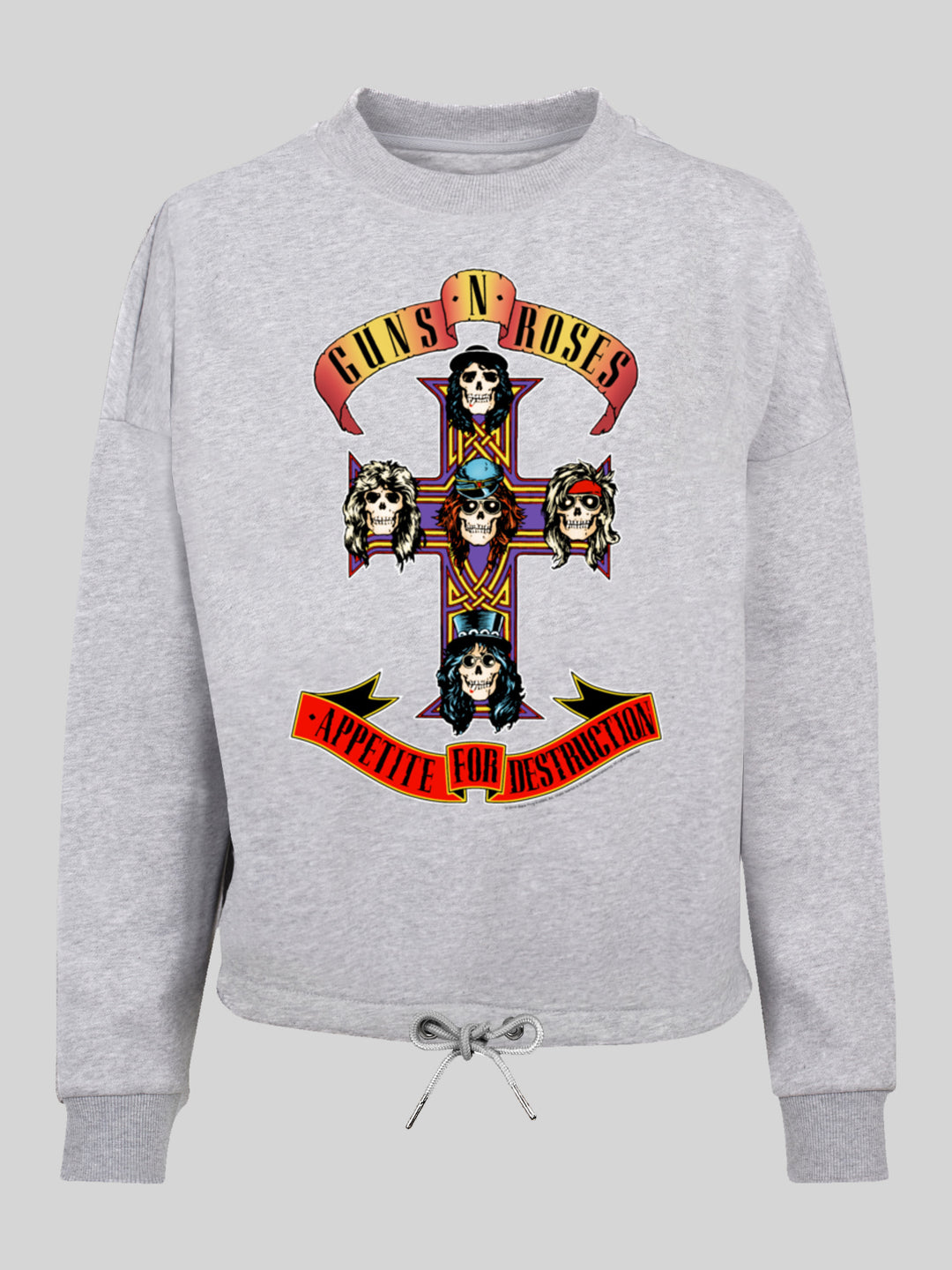 Guns 'n' Roses Appetite For Destruction with Ladies Oversize Crewneck