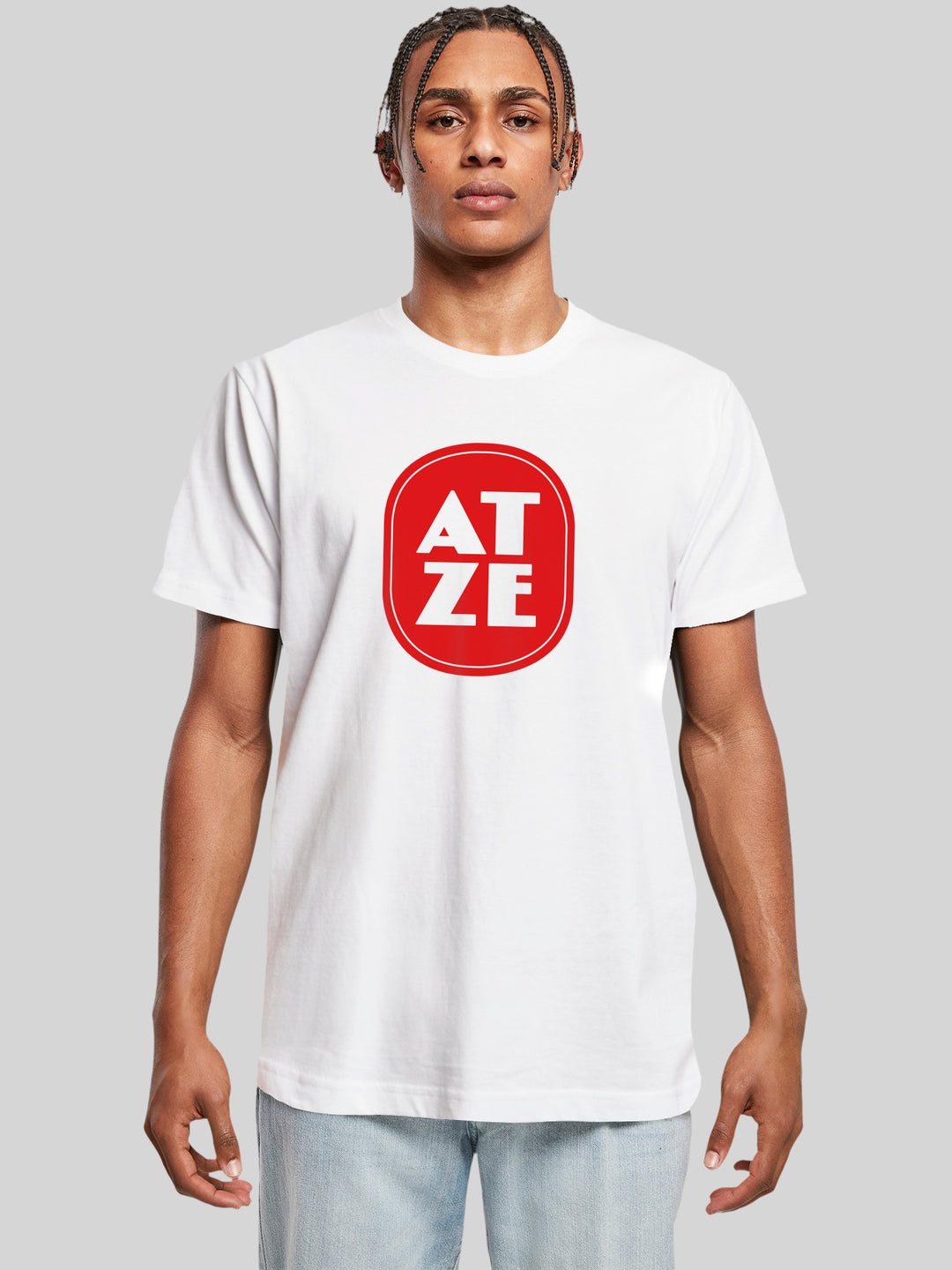Logo Atze Logo with T-Shirt Round Neck