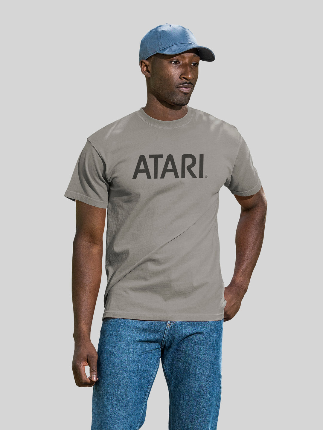 Atari Games Black Retro Gaming with Coastal Color Tee