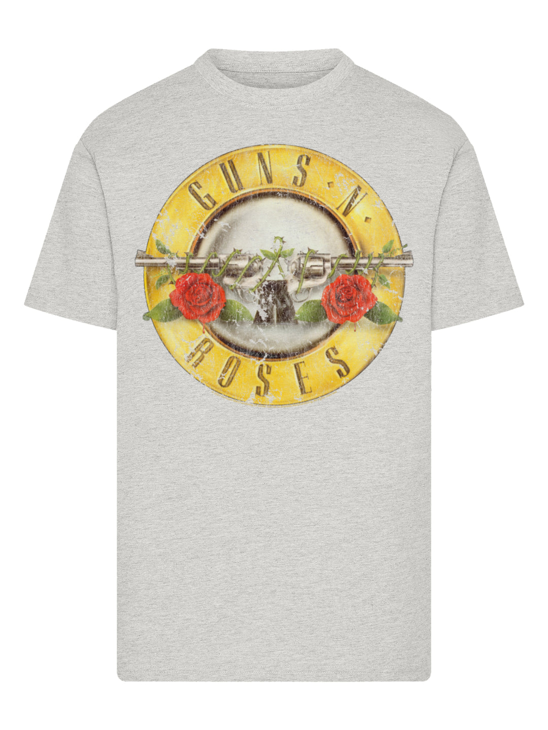 Guns 'n' Roses Vintage Bullet Logo with T-Shirt Round Neck