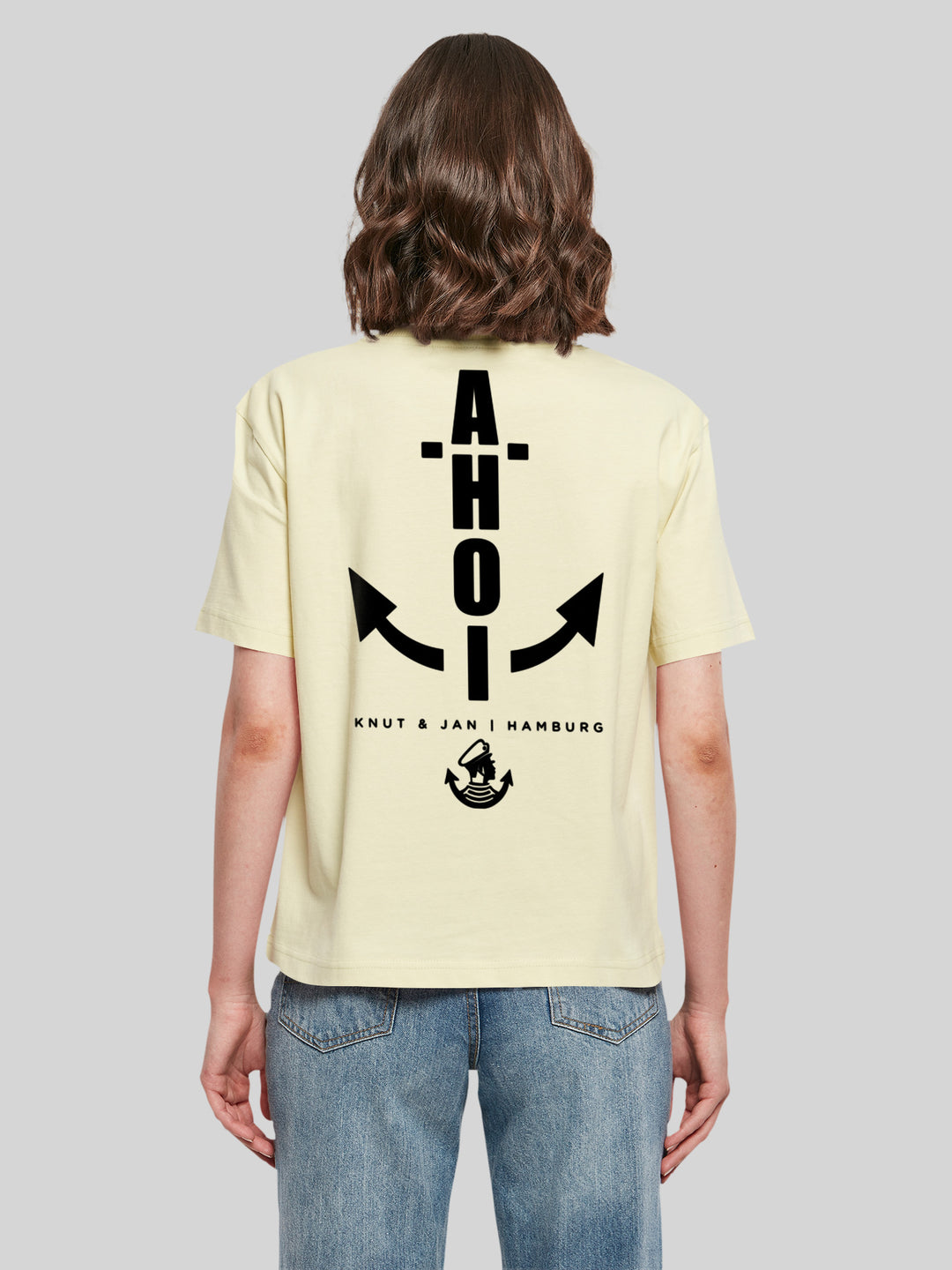 YLVI | Damen T-Shirt Ahoi Anker