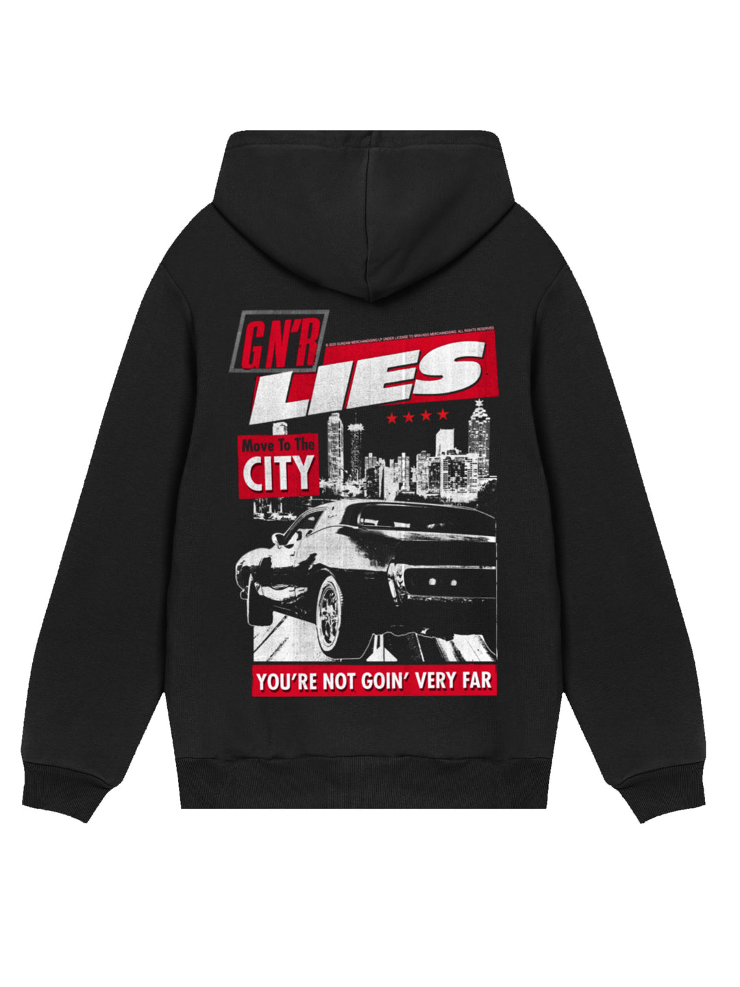 Guns N' Roses Lies City | Mens Regular Hoodie