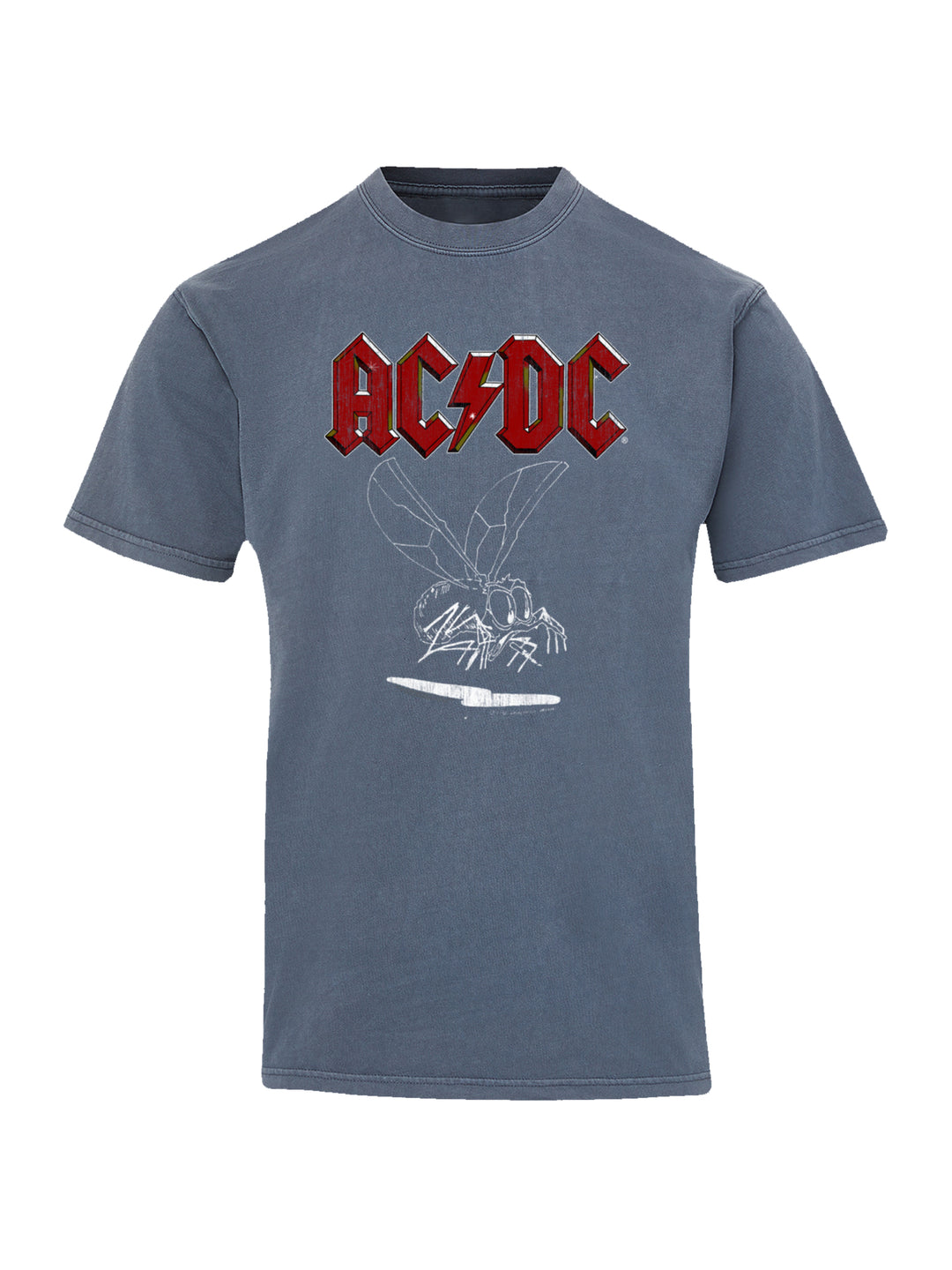 AC/DC Fly On The Wall 1985 with Coastal Color Tee