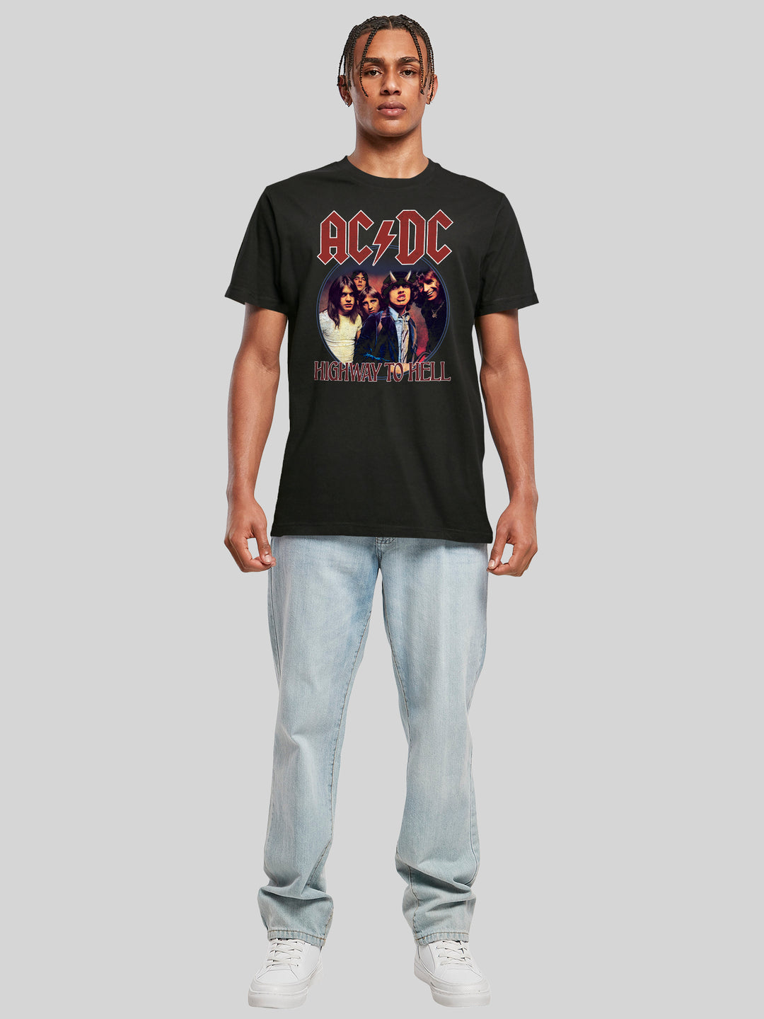 AC/DC Highway To Hell Circle Men's T-Shirt
