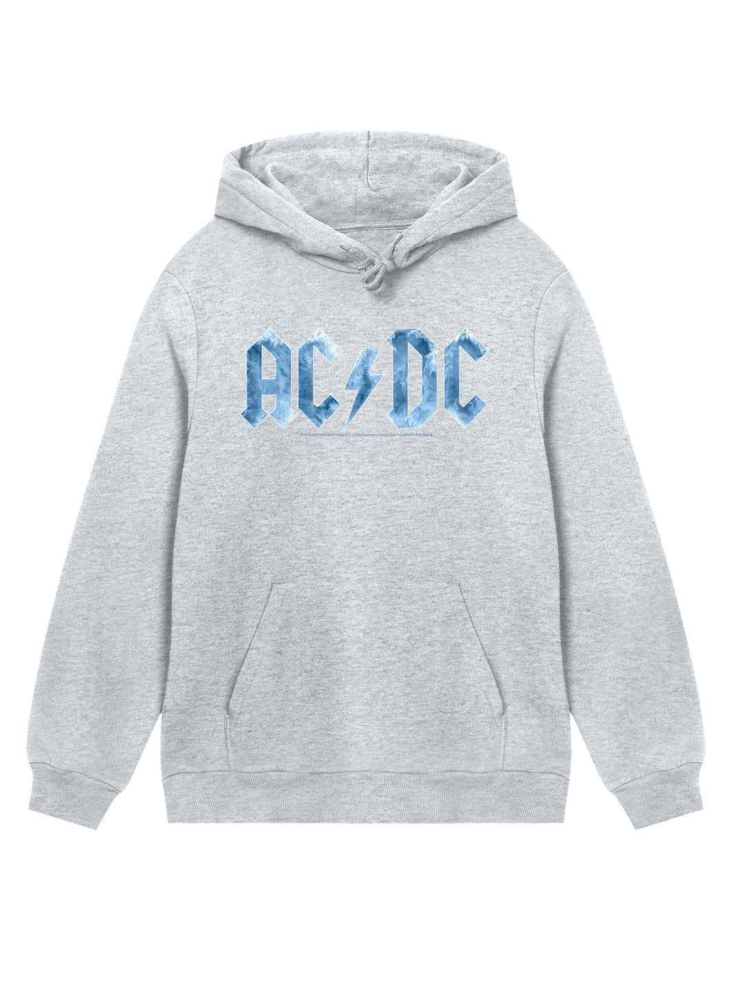 ACDC Blue Ice Logo with True Blanks | Mens Regular Hoodie