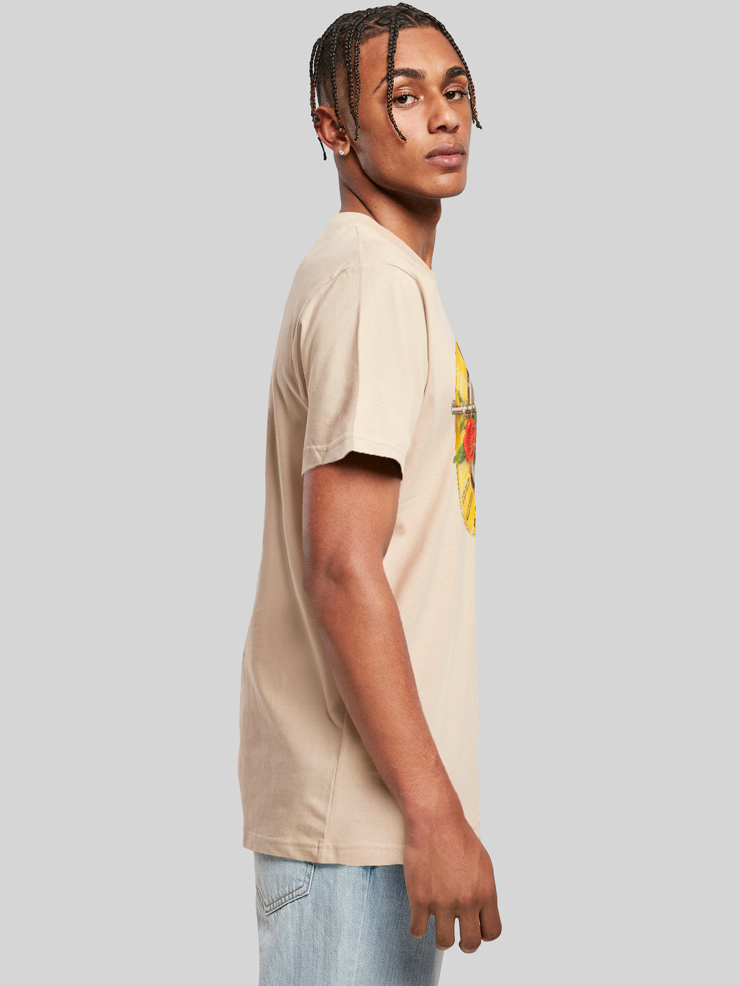 Guns 'n' Roses Vintage Bullet Logo with T-Shirt Round Neck