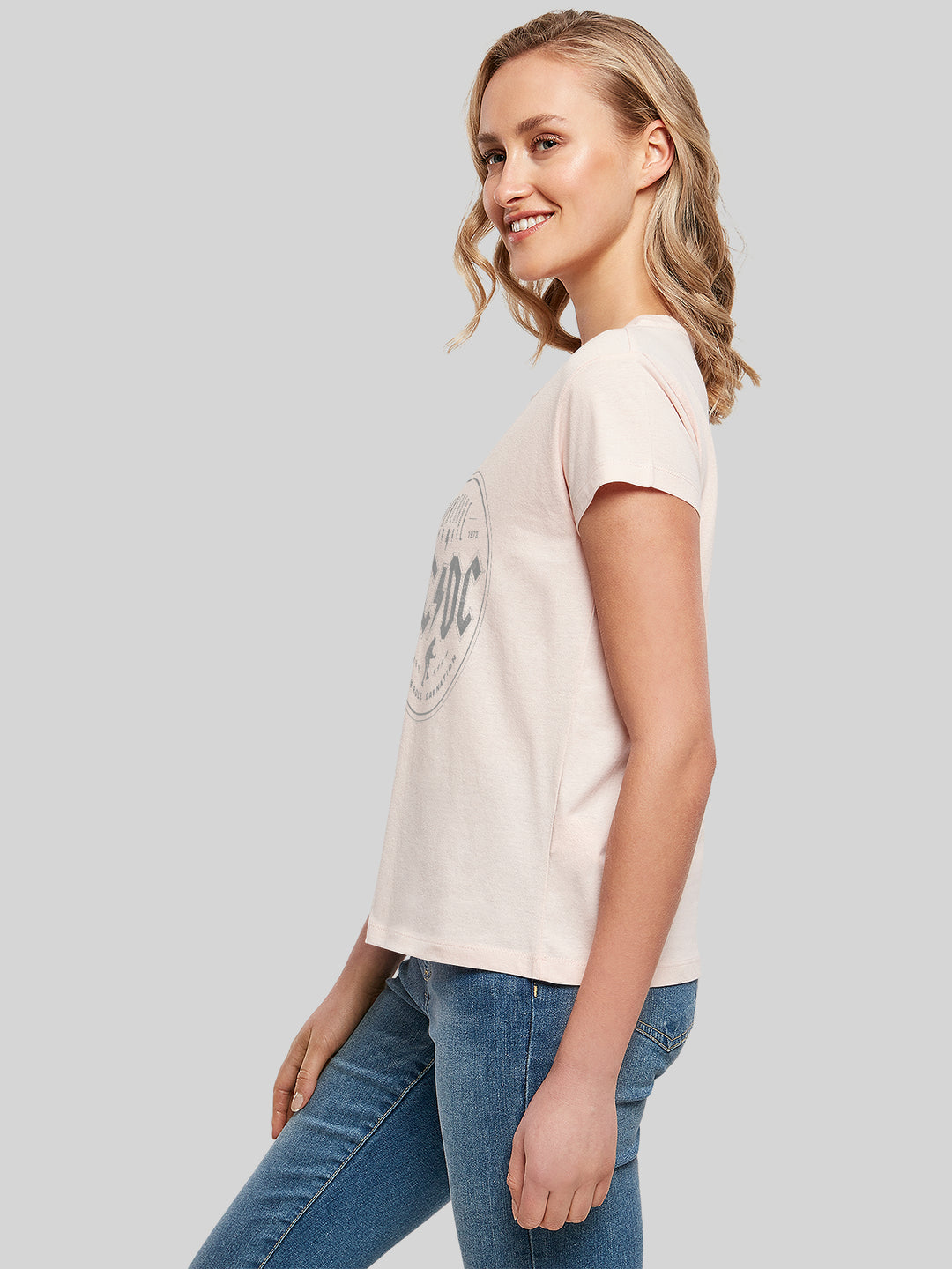 ACDC Rock N Roll Damnation with Ladies Box Tee