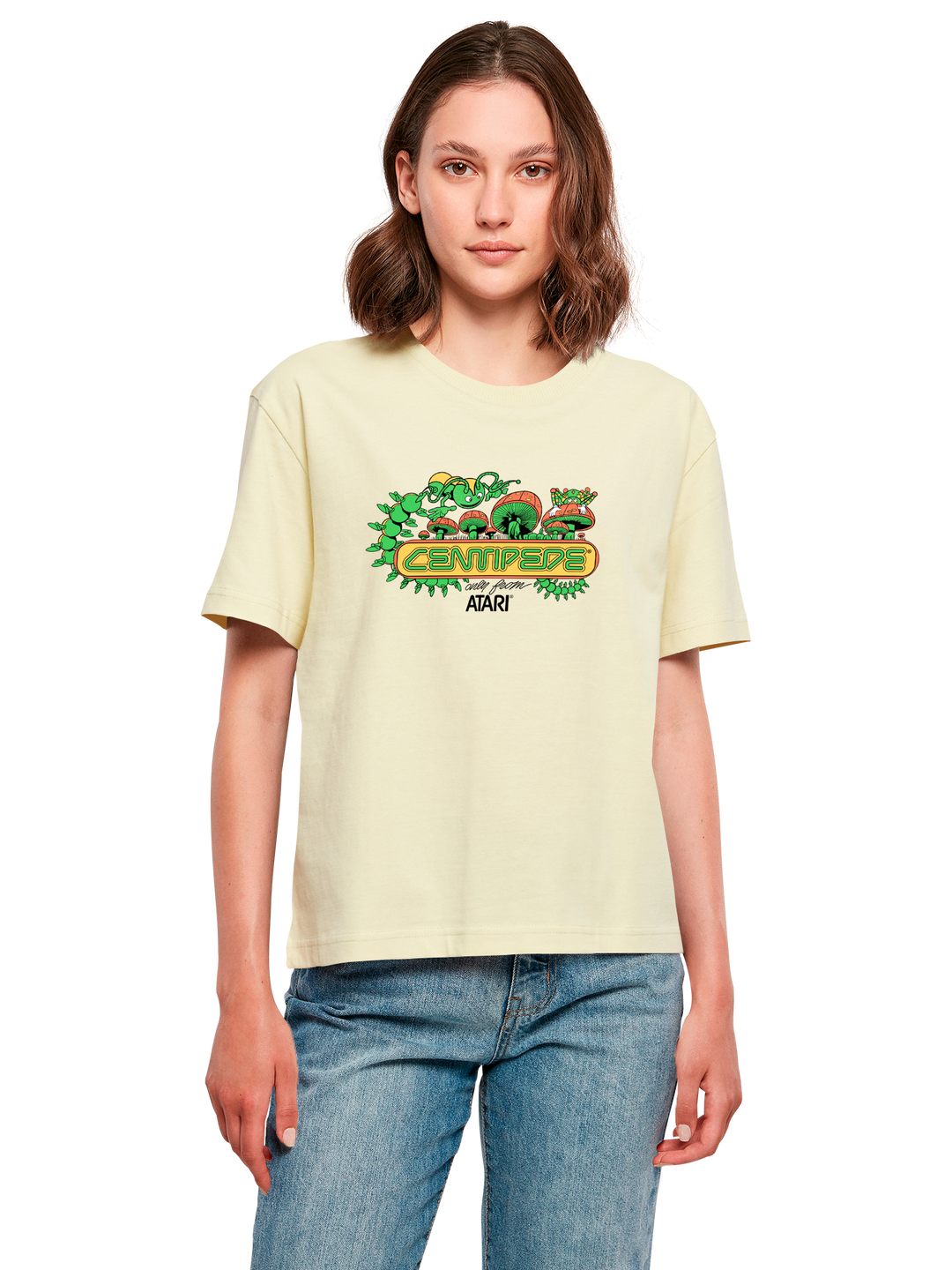 Centipede Atari Retro Gaming Art with Ladies Everyday Tee