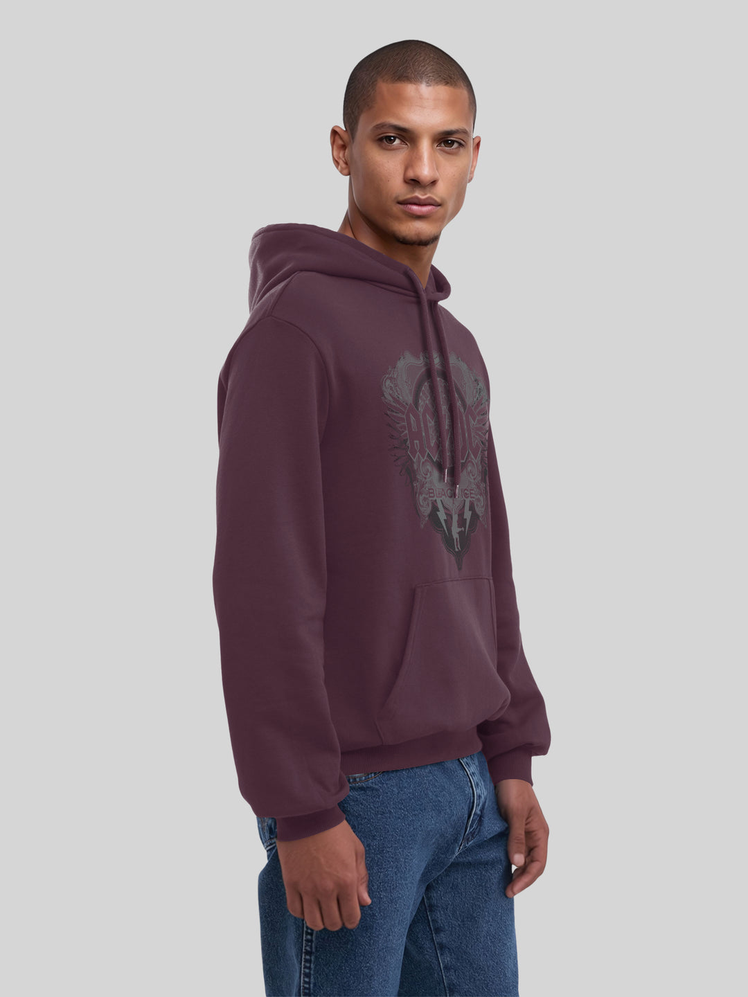 ACDC Black Ice with True Blanks | Mens Regular Hoodie