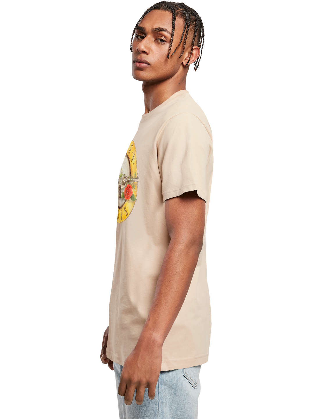 Guns 'n' Roses Vintage Bullet Logo T-Shirt Round Neck