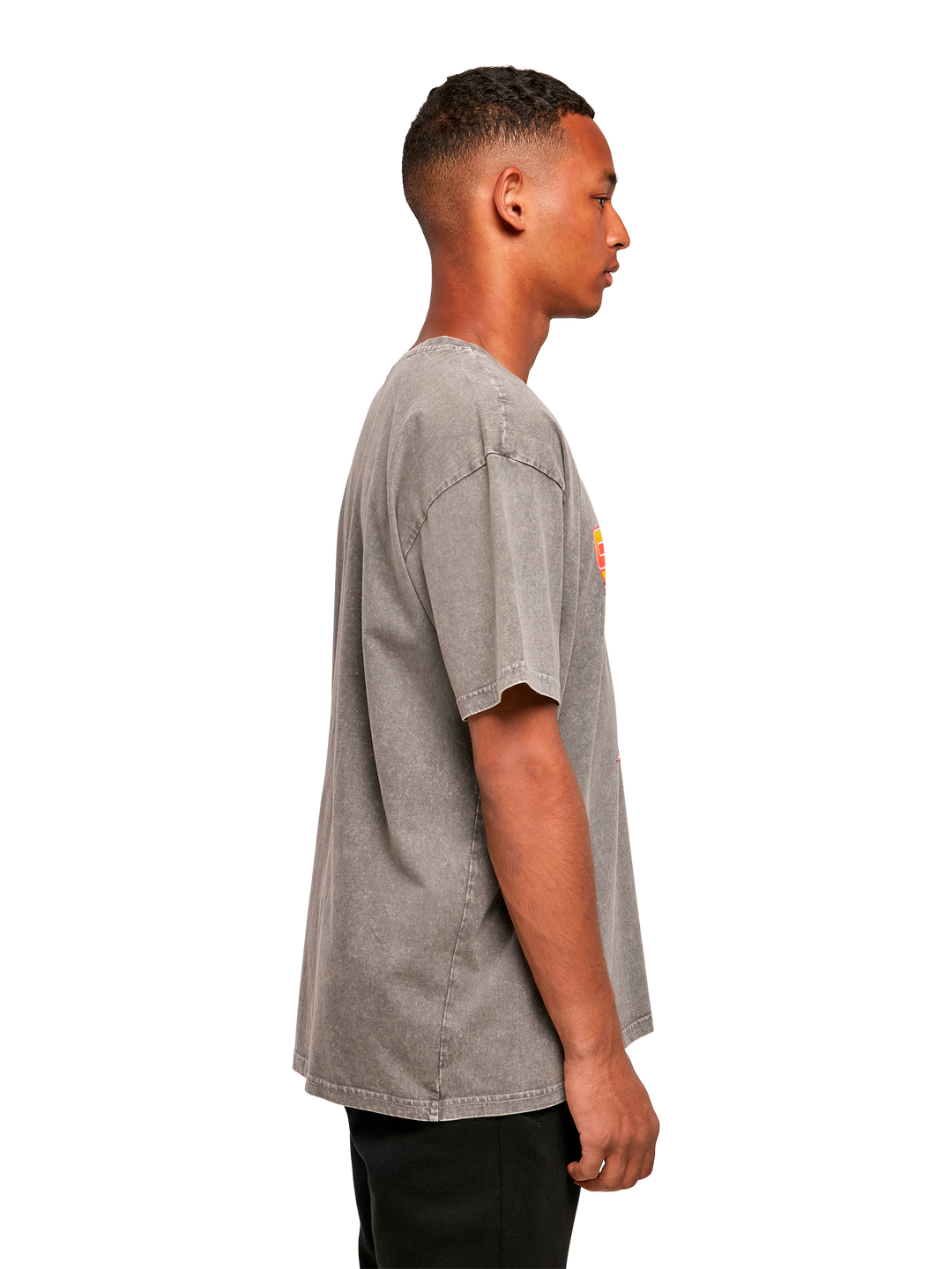 Missile Command Triple Shot Atari Retro Gaming with Acid Washed Heavy Oversize Tee