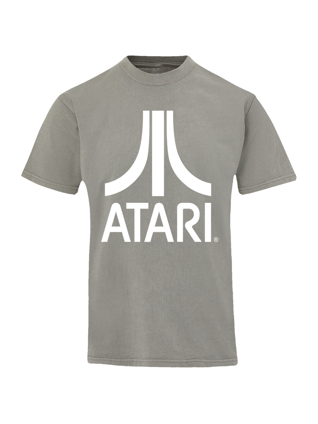 Atari Games Logo White Retro Gaming with Coastal Color Tee