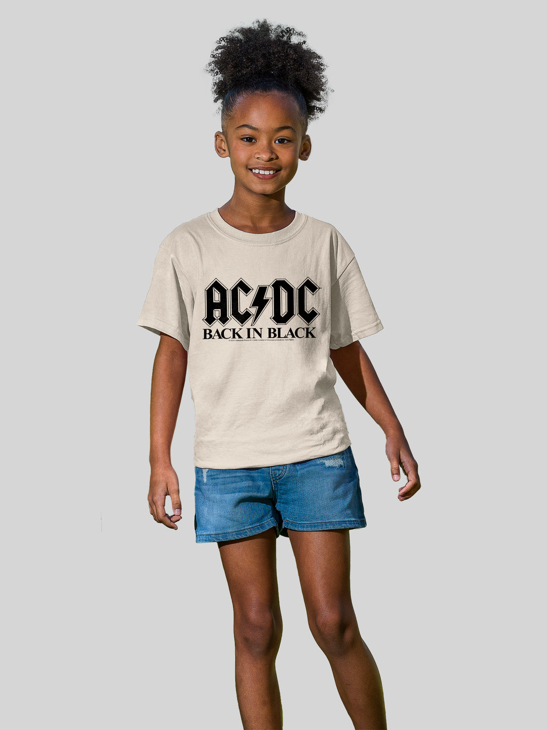 AC/DC Back In Black Logo with Youth Buddy Tee