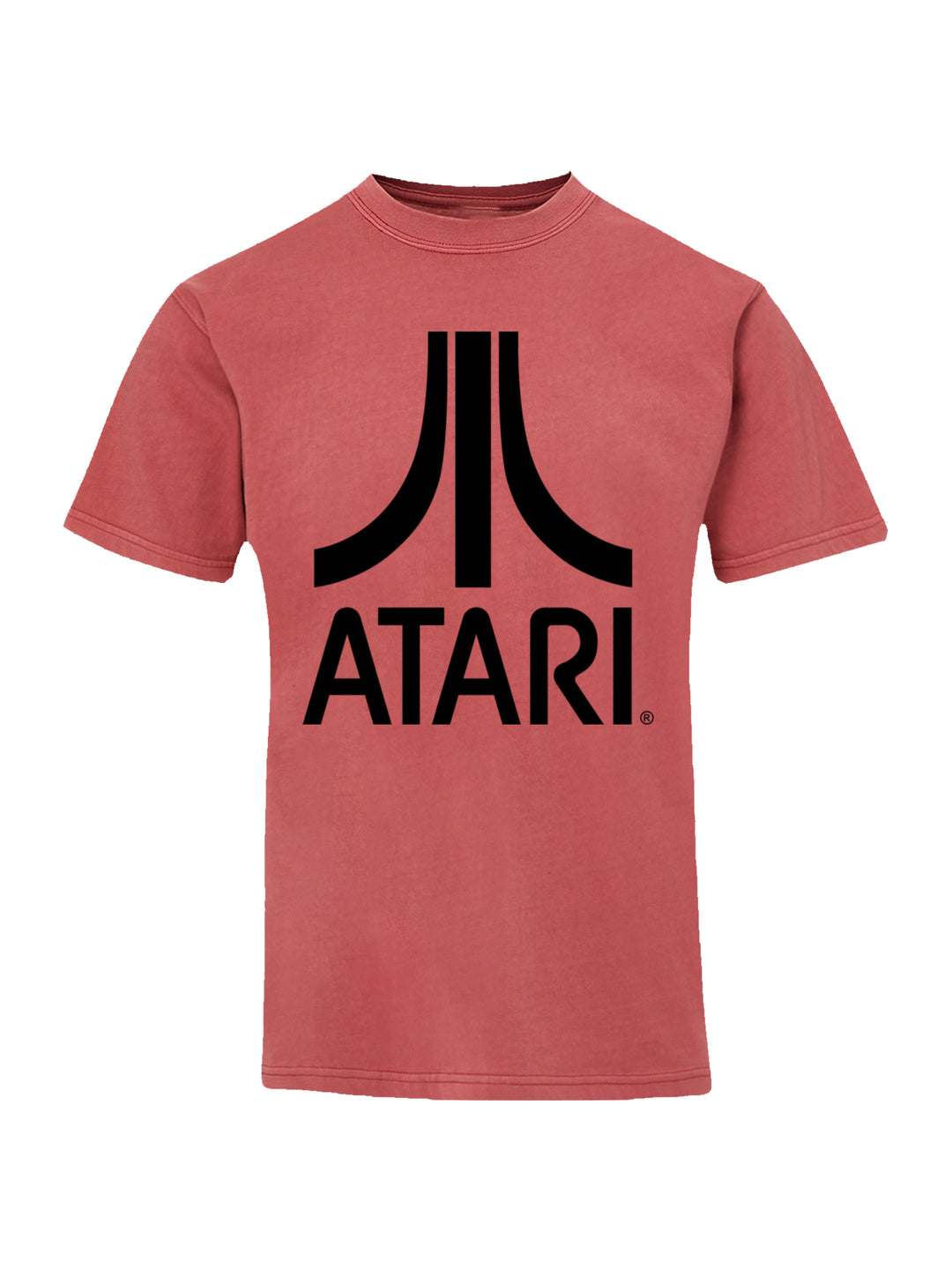 Atari Games Logo Black Retro Gaming with Coastal Color Tee
