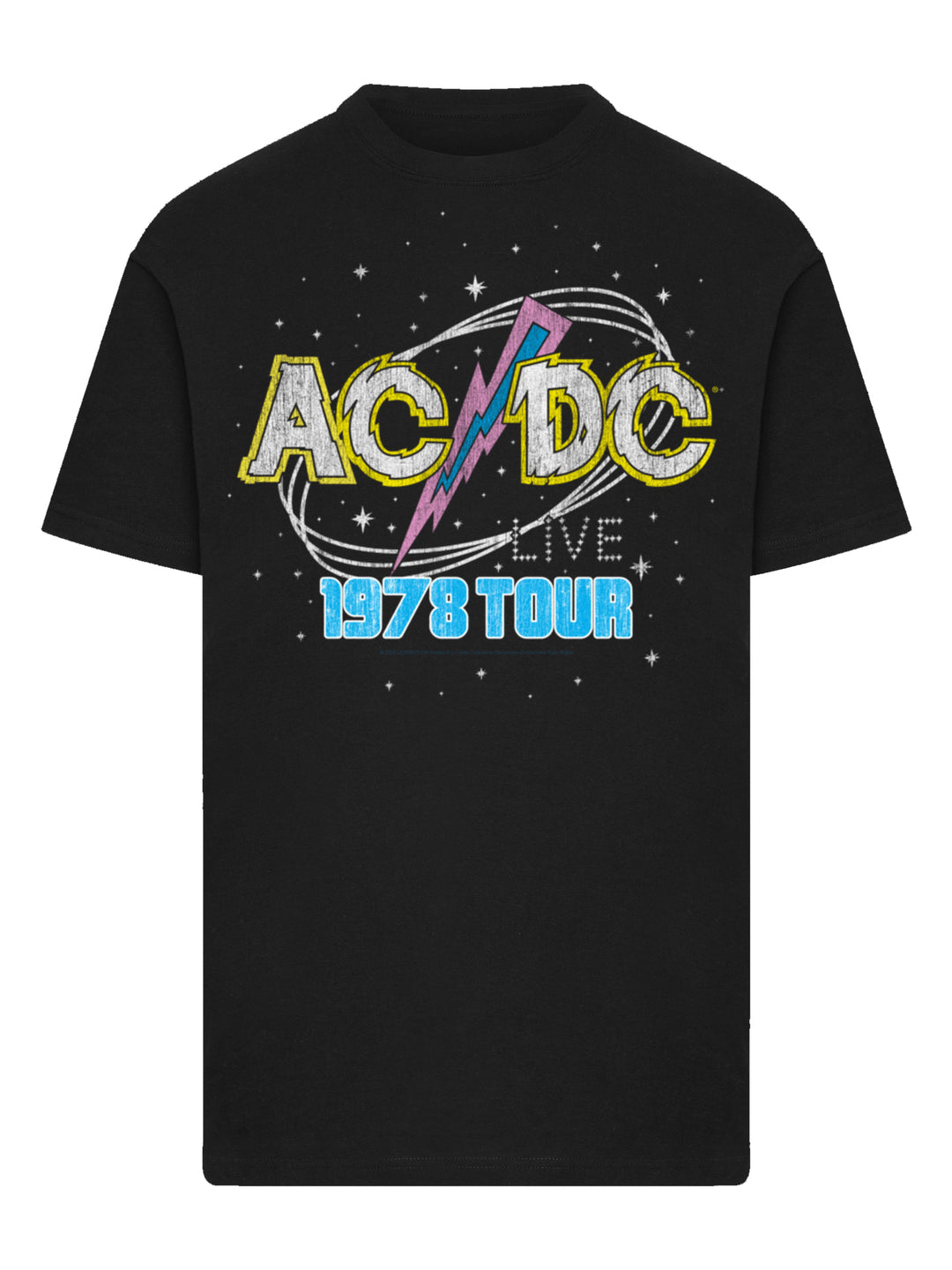 ACDC 1981 Live Tour with T-Shirt Round Neck