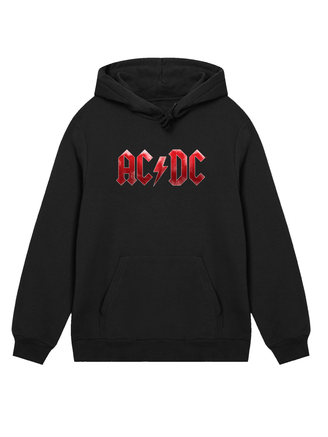 ACDC Red Ice Logo with True Blanks | Mens Regular Hoodie