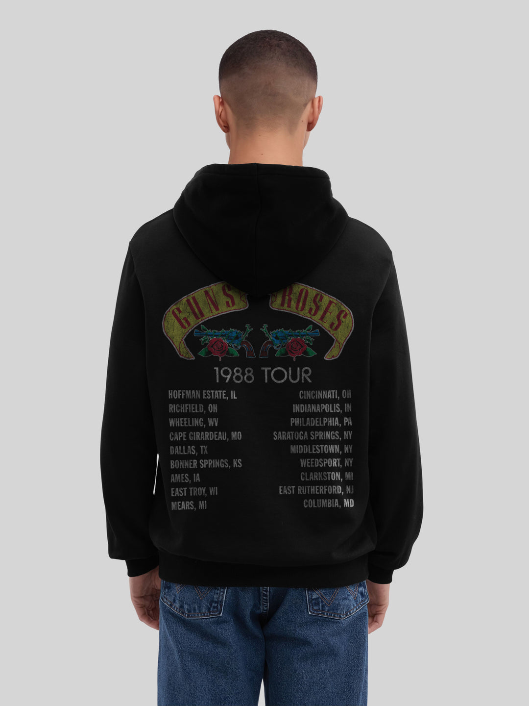 Guns N' Roses 1988 Tour | Mens Regular Hoodie